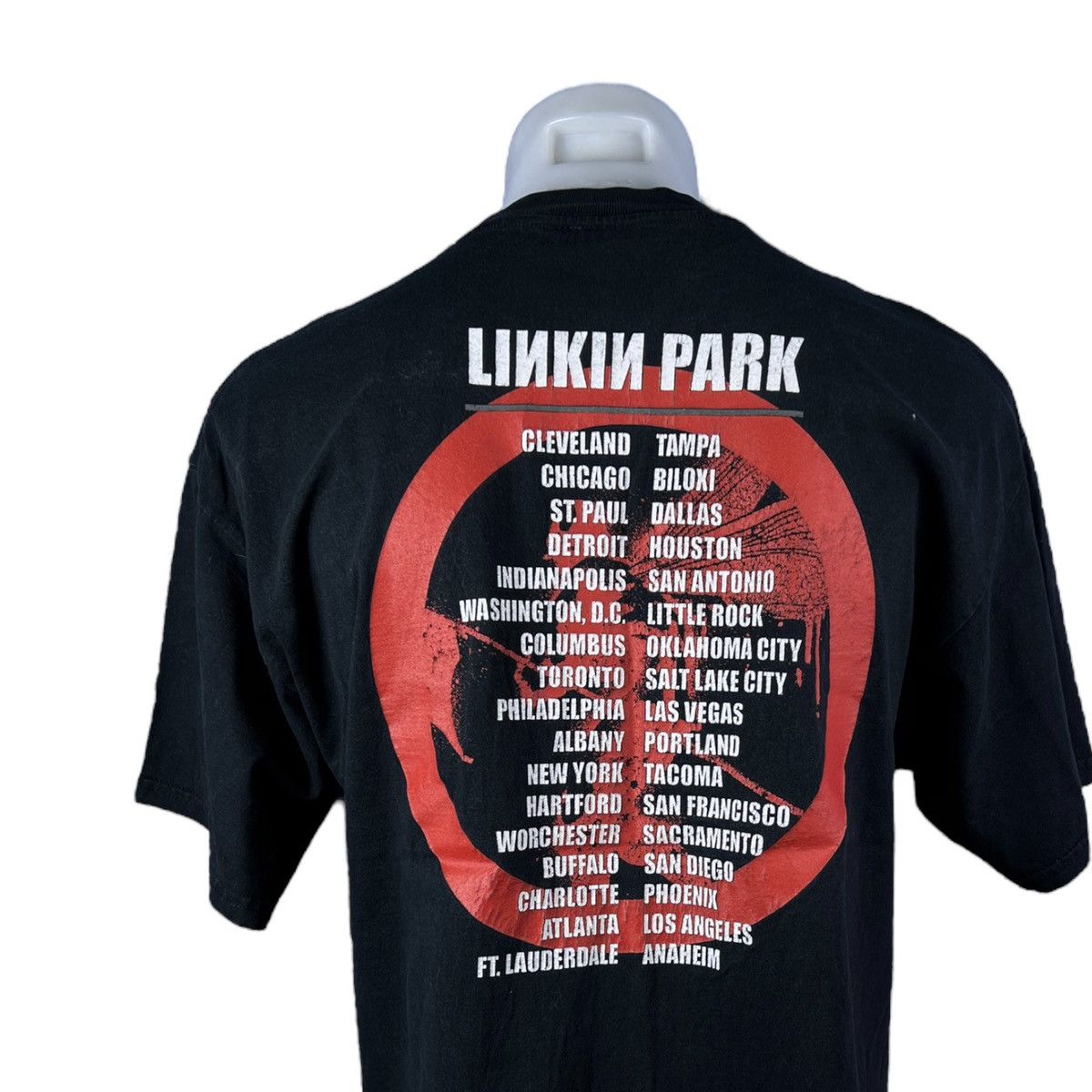 Band Tees × Vintage Linkin Park American Rock Band Numetal Tour Vintage T-Shirt Size US XL / EU 56 / 4 - 5 Thumbnail
