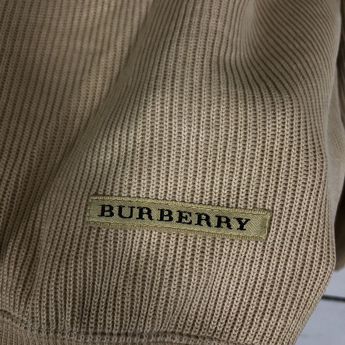 Burberry 🔥90’s Vintage Burberry Collar Sweatshirt Knit Streetwear Size US L / EU 52-54 / 3 - 12 Thumbnail