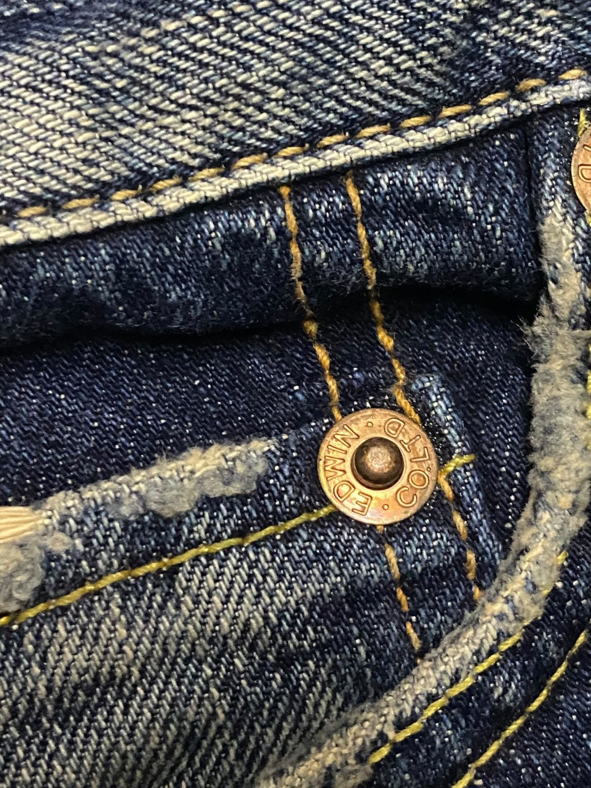 Junya Watanabe Vintage Japanese Brand Edwin 503 Mud Wash Distressed Flare Size US 33 - 11 Thumbnail