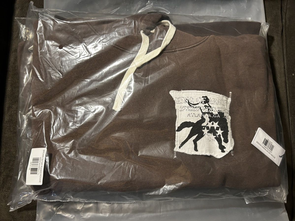 Complex Sp5der 5Star Brown Rodeo Patch Hoodie Complexcon Exclusive Size US L / EU 52-54 / 3 - 2 Thumbnail