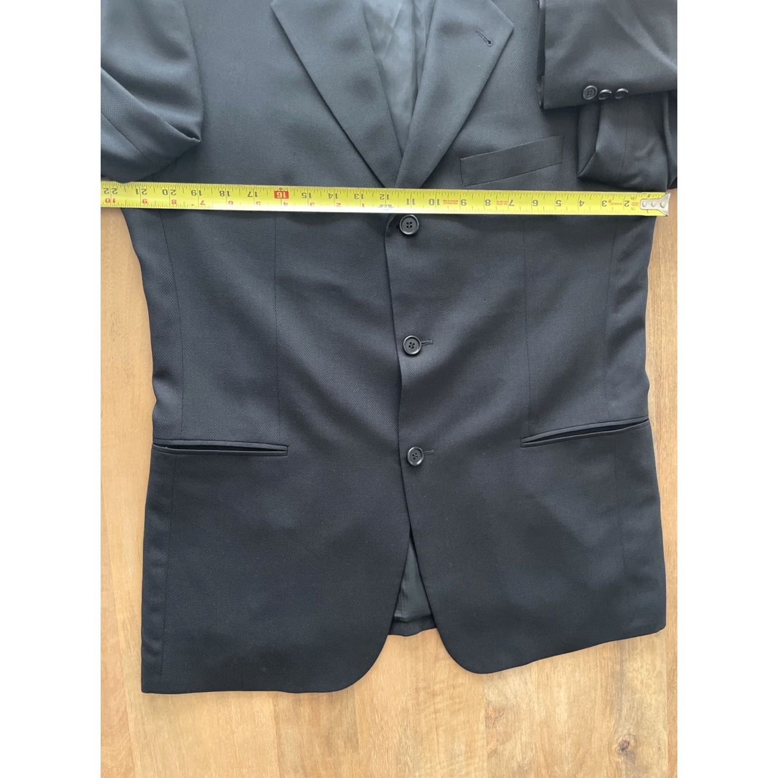 Hugo Boss HUGO BOSS Black Einstein Sport Jacket Blazer Mens Size 42R Luxury Designer Size 42R - 6 Thumbnail