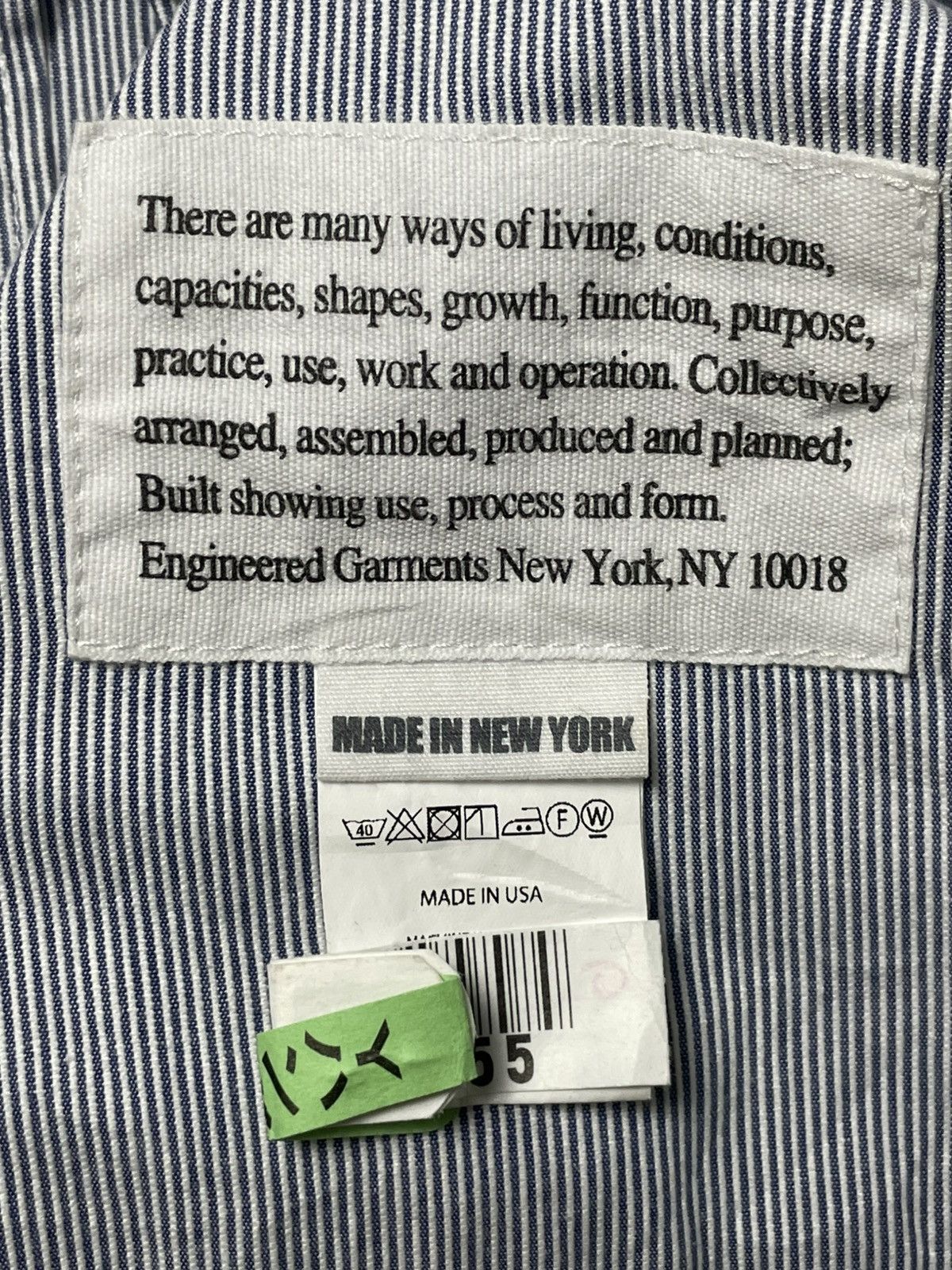 Engineered Garments × Vintage Engineered Garments Stripe Button Up Shirts (55) Size US S / EU 44-46 / 1 - 11 Thumbnail