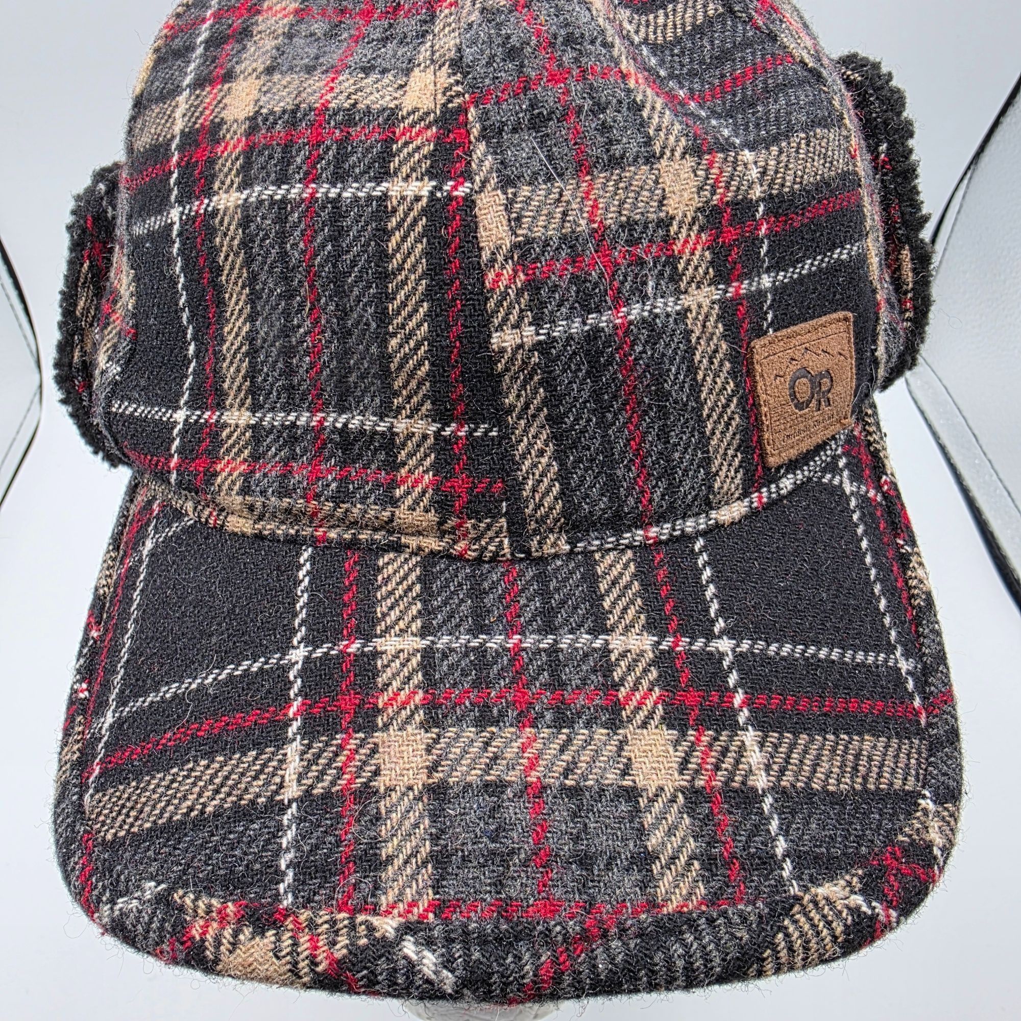 Outdoor Research Outdoor Research Adults L/XL Plaid Ear Flap Hat Winter Warm Size ONE SIZE - 12 Thumbnail