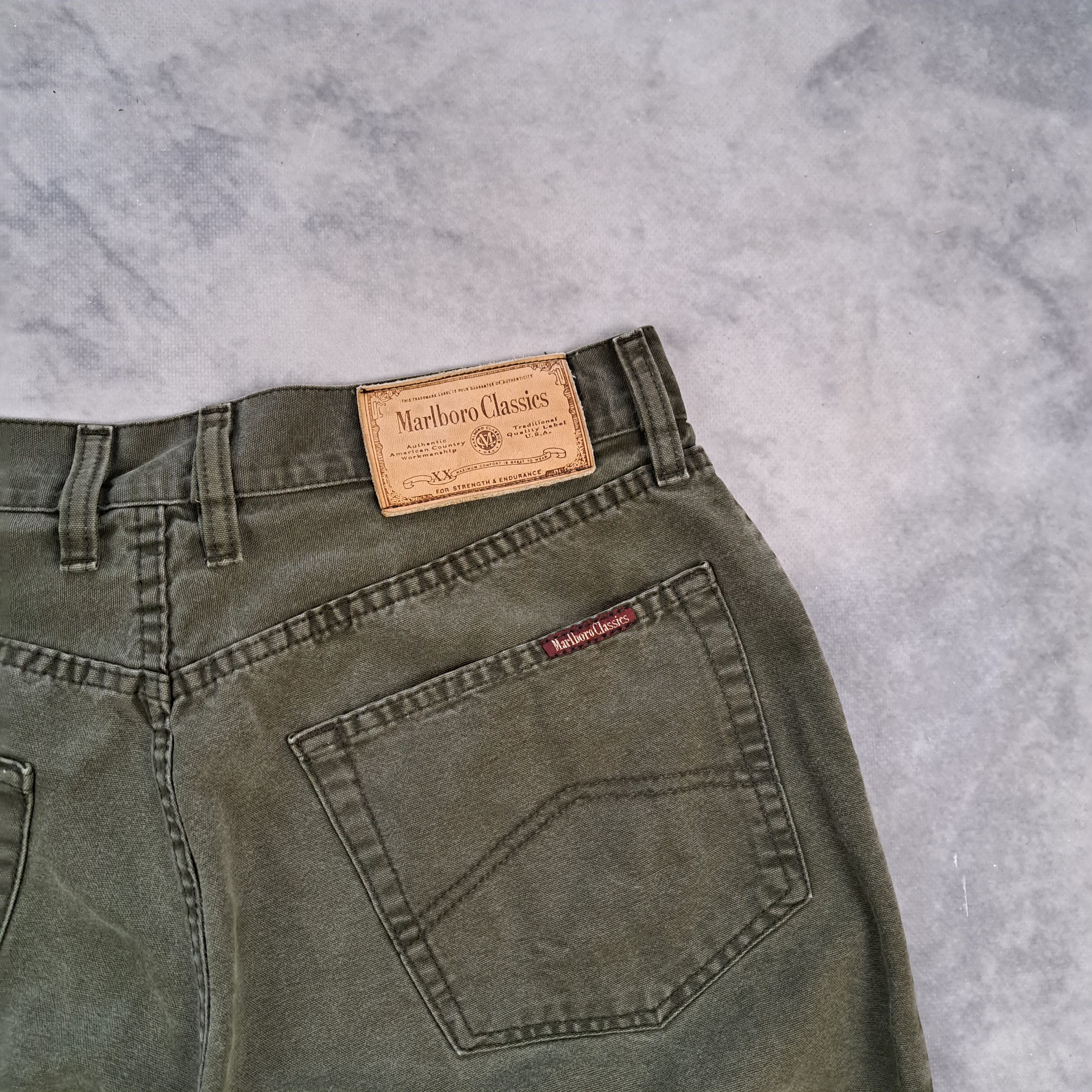 Marlboro Classics Vintage Marlboro Classics Denim Loose Pants Workwear Jeans Size US 34 / EU 50 - 2 Thumbnail