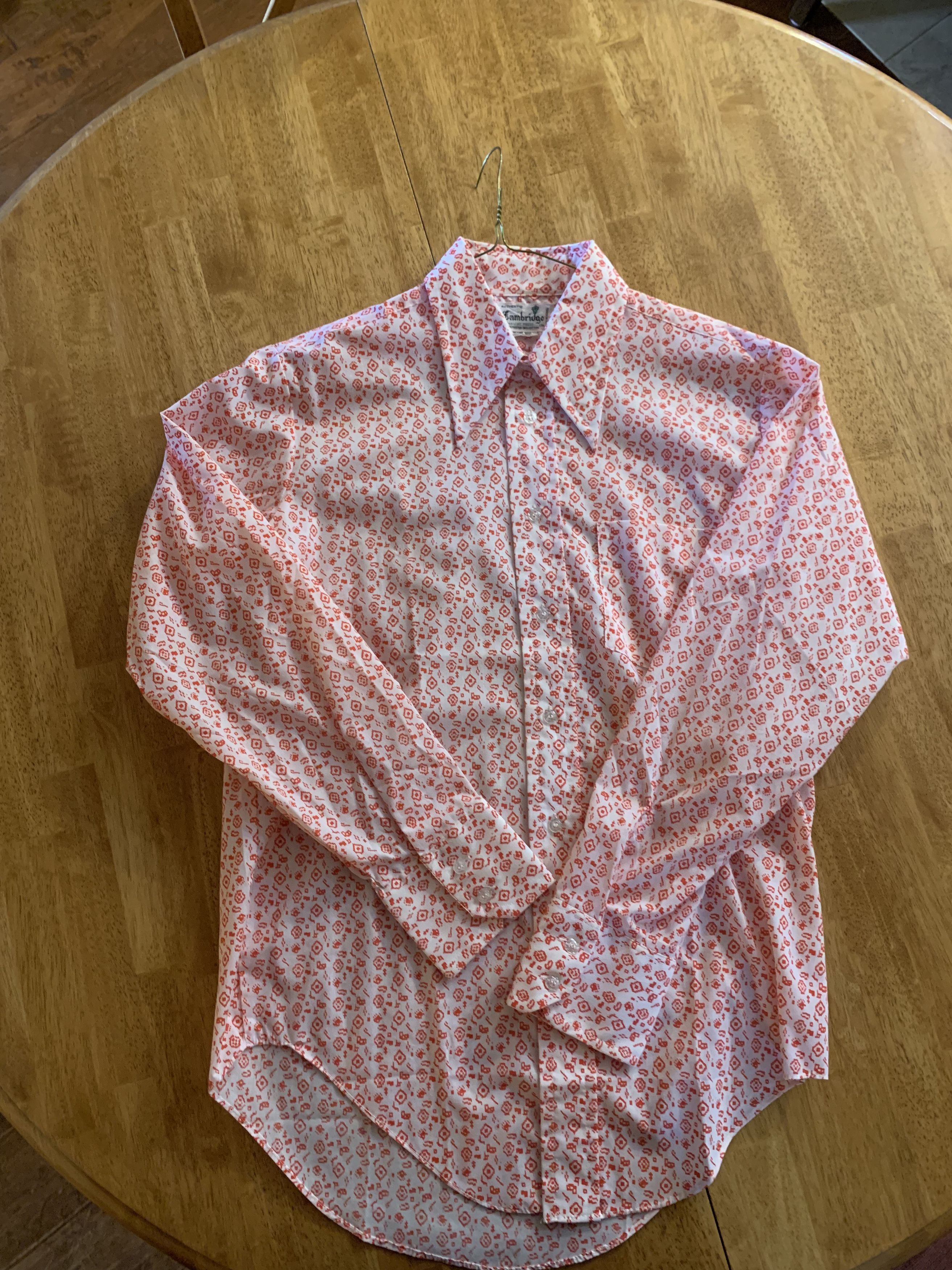 Vintage Vintage Cambridge Patterned Dress Shirt Size US M / EU 48-50 / 2 - 4 Thumbnail