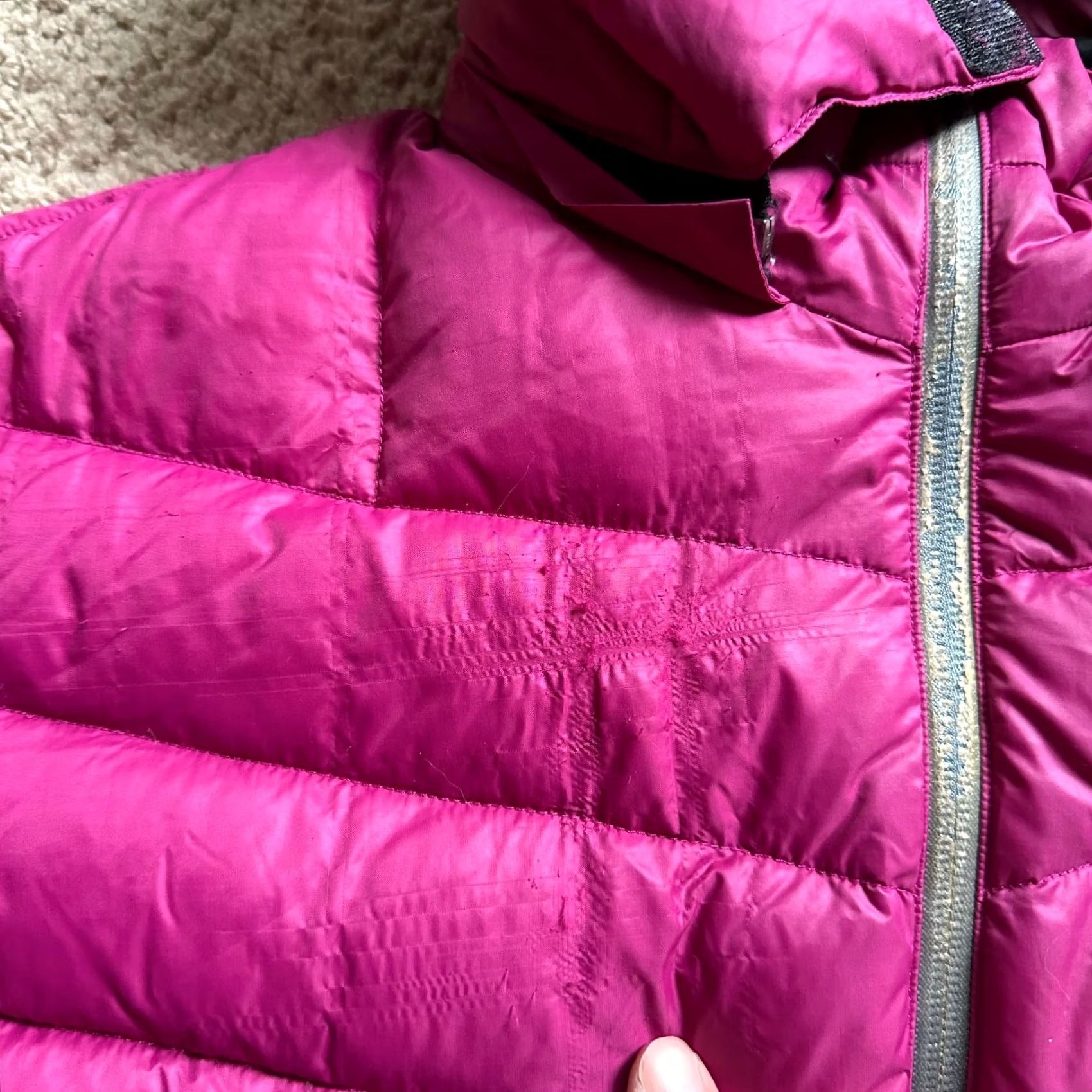 The North Face The North Face Womens Large Summit Series Puffer Jacket Pink 600 Downfill Hooded Full Zip *Repaired* Size L / US 10 / IT 46 - 7 Thumbnail