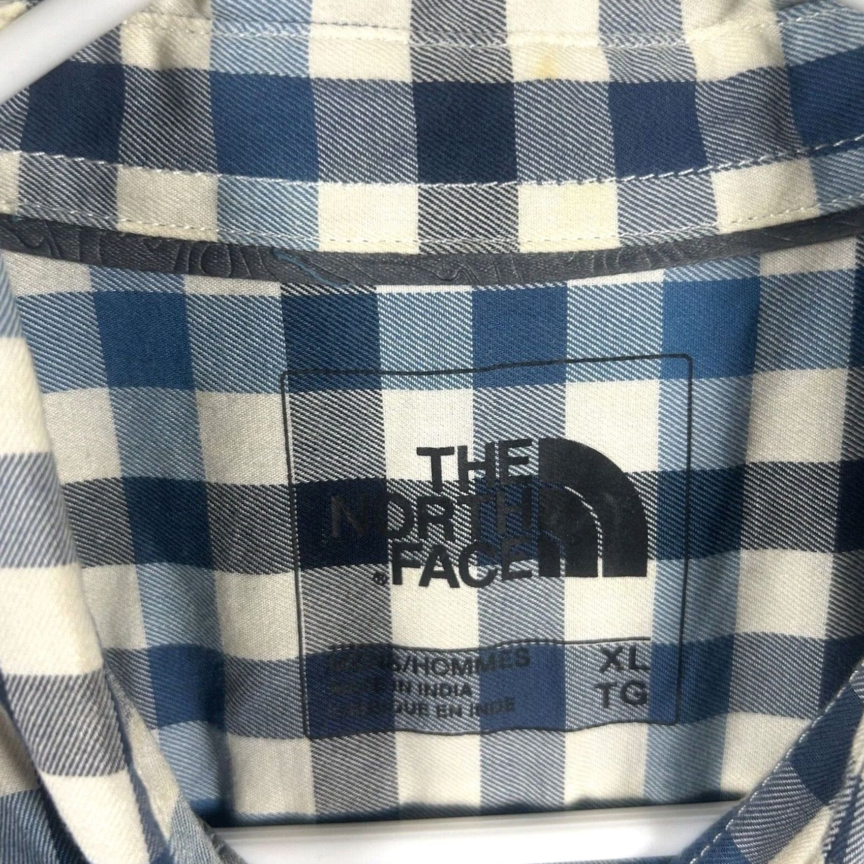 The North Face The North Face Button-Up Shirt Womens XL Blue Plaid Flannel Overshirt Relaxed Casual Shirt Size XL / US 12-14 / IT 48-50 - 4 Thumbnail