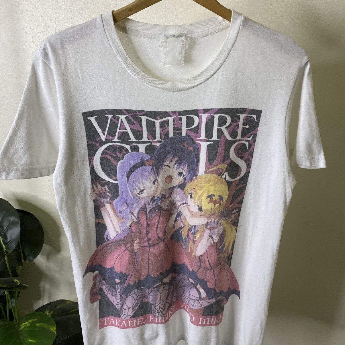Anime Y2K The Idolmaster Takane Hibiki Miki Vampire Girls T Shirt Size US M / EU 48-50 / 2 - 2 Thumbnail