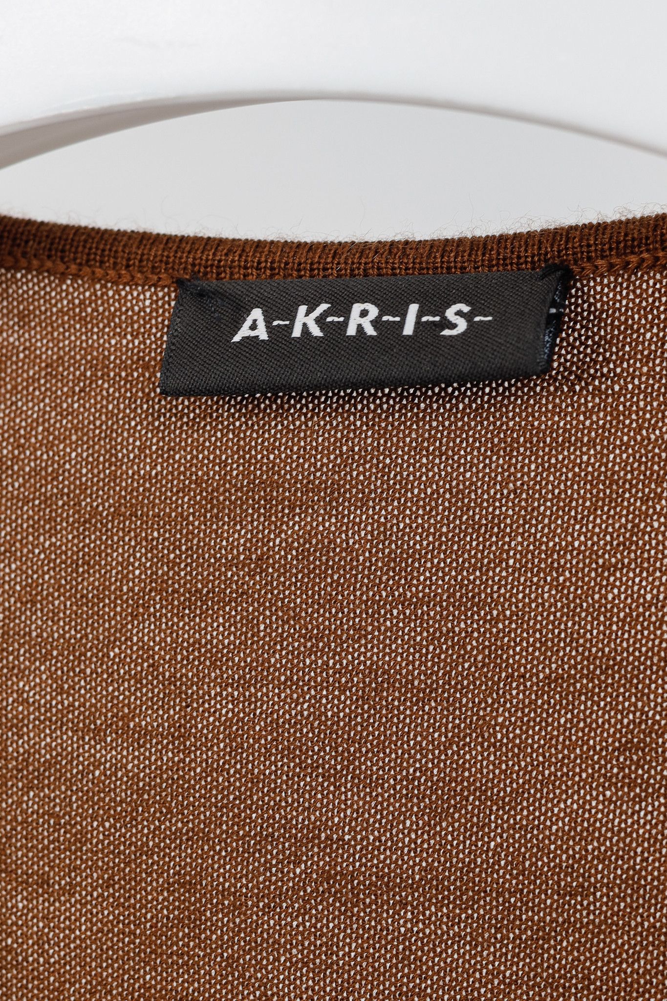 Akris Akris PF/13 Brown Striped Cashmere & Silk Sweater Size L / US 10 / IT 46 - 4 Thumbnail