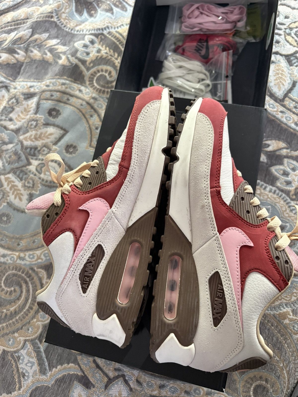 Nike DQM x Nike Air Max 90 ‘Bacon’ 2021 Size US 7.5 / EU 40-41 - 5 Thumbnail
