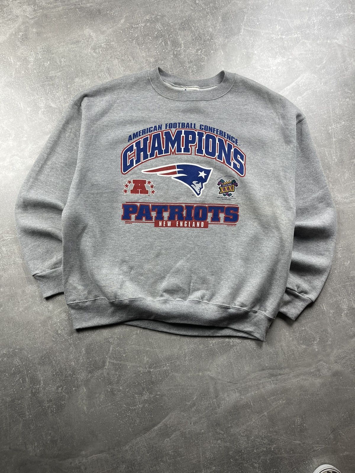 Lee Lee Sport Patriots AFC Champions Sweatshirt NFL Super Bowl Size US XL / EU 56 / 4 - 2 Thumbnail