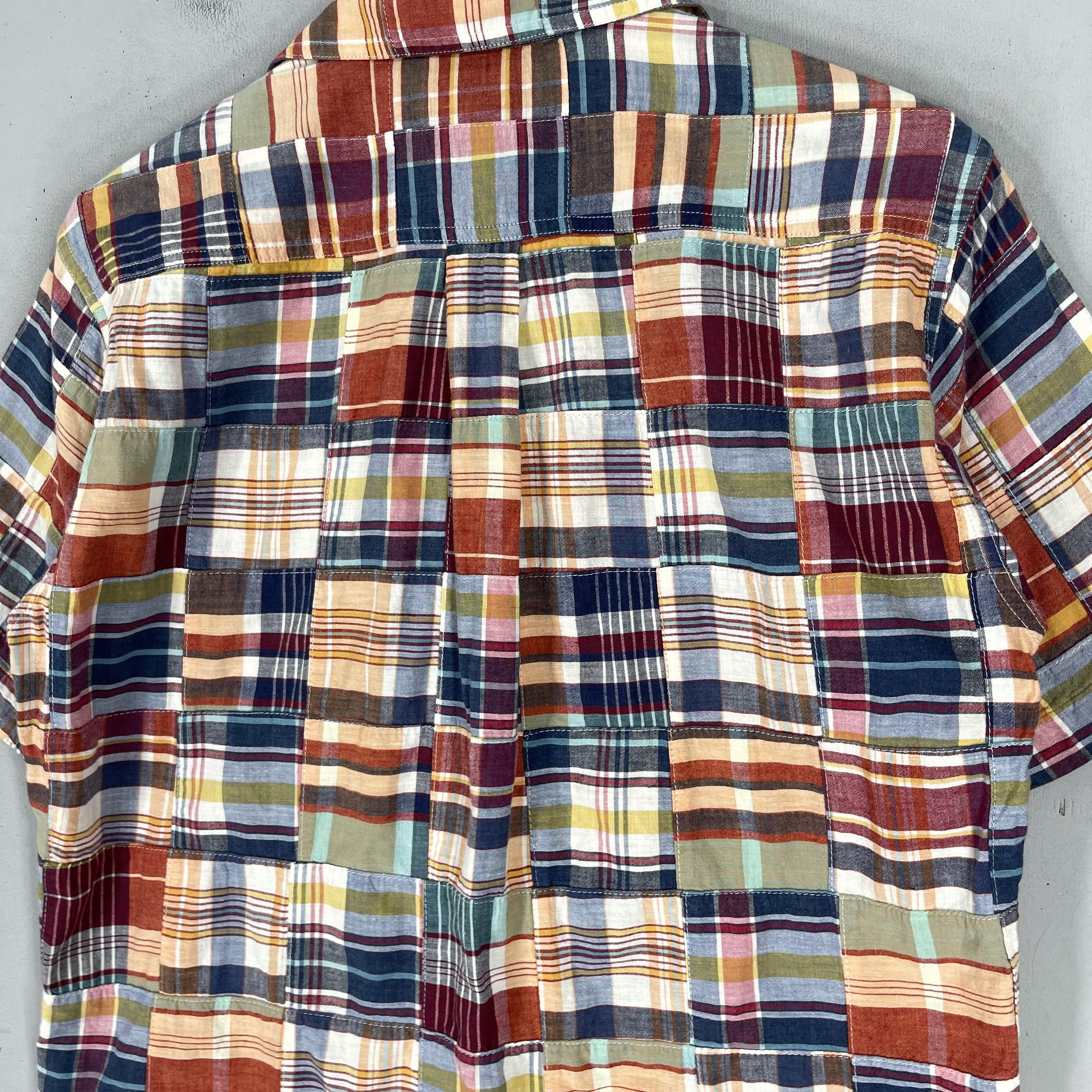 Eddie Bauer EDDIE BAUER Checkered Tartan Multicolor Patchwork Shirt Size US S / EU 44-46 / 1 - 8 Thumbnail