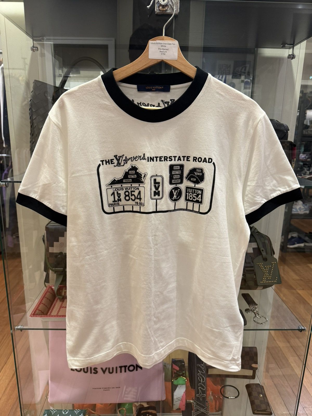 Louis Vuitton Louis Vuitton Interstate Tee - White Size US M / EU 48-50 / 2 - 1 Thumbnail