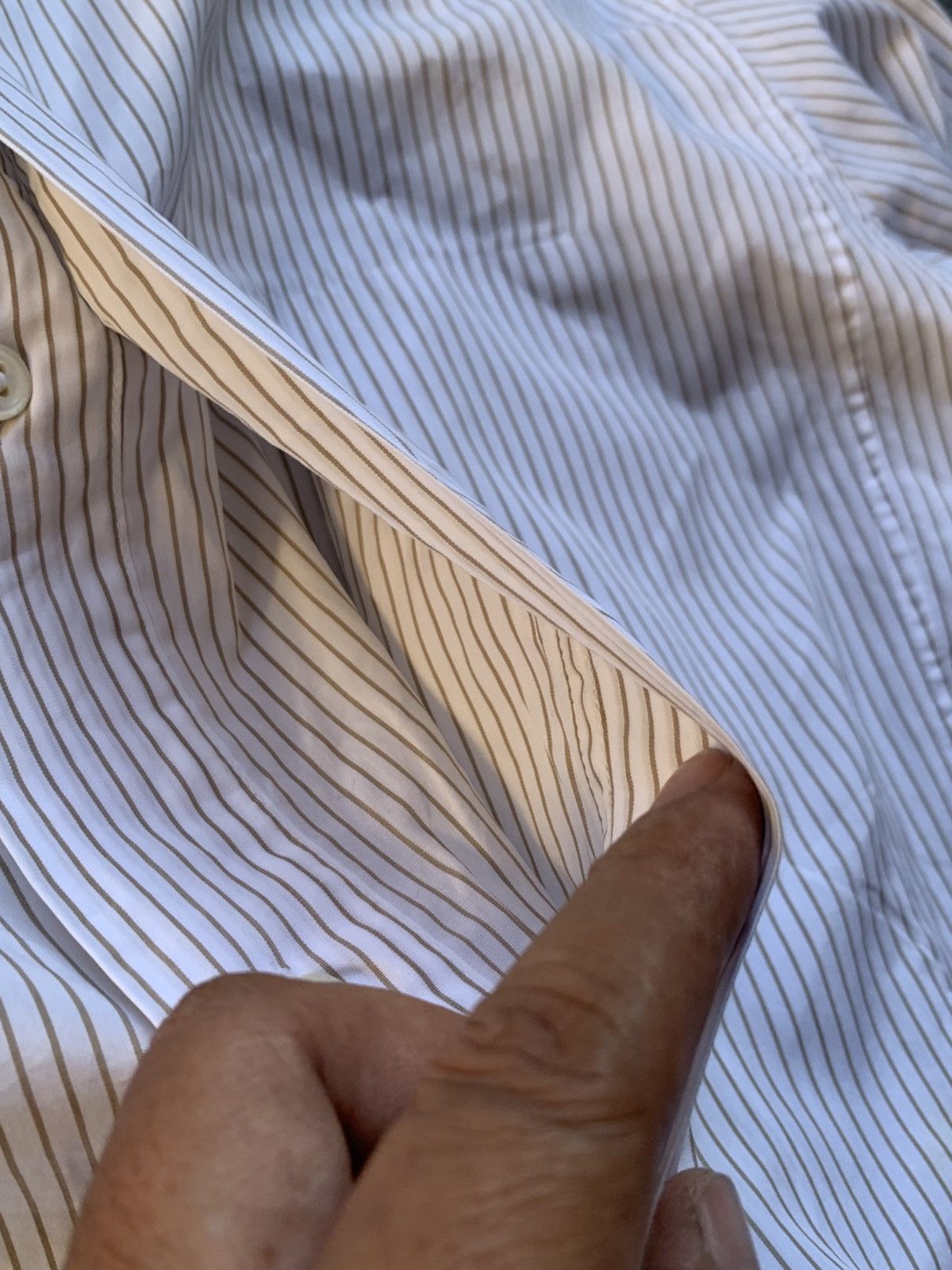 Issey Miyake Issey miyake x hamilton striped shirt Size US L / EU 52-54 / 3 - 4 Thumbnail