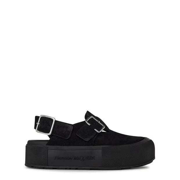 image of Alexander Mcqueen O1G2R1Mq0324 Sandals In Black, Men's (Size 8)