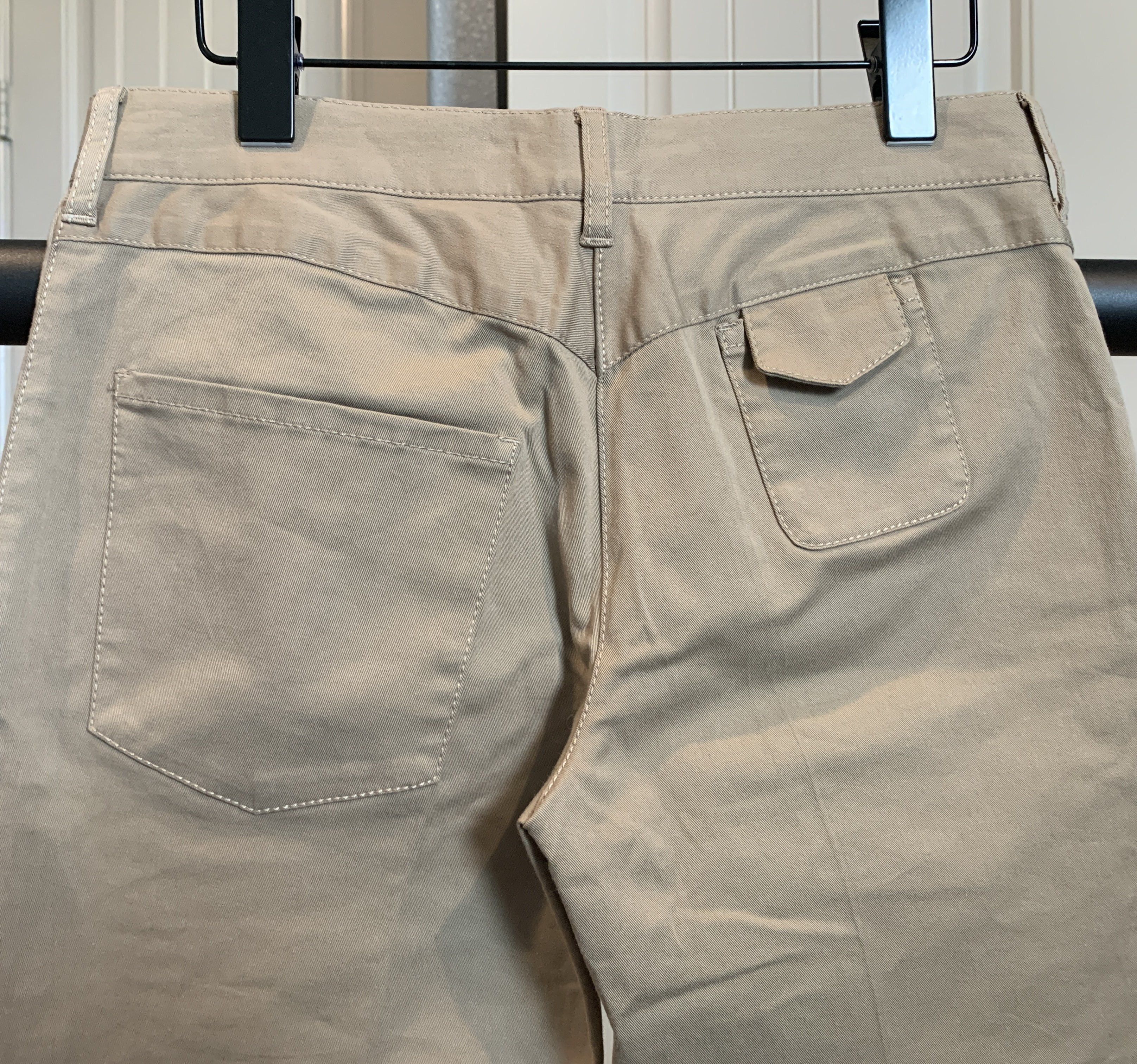 Prada Khaki Cotton Twill Patch Coin Pocket Capri Trousers Size 27" / US 4 / IT 40 - 4 Thumbnail