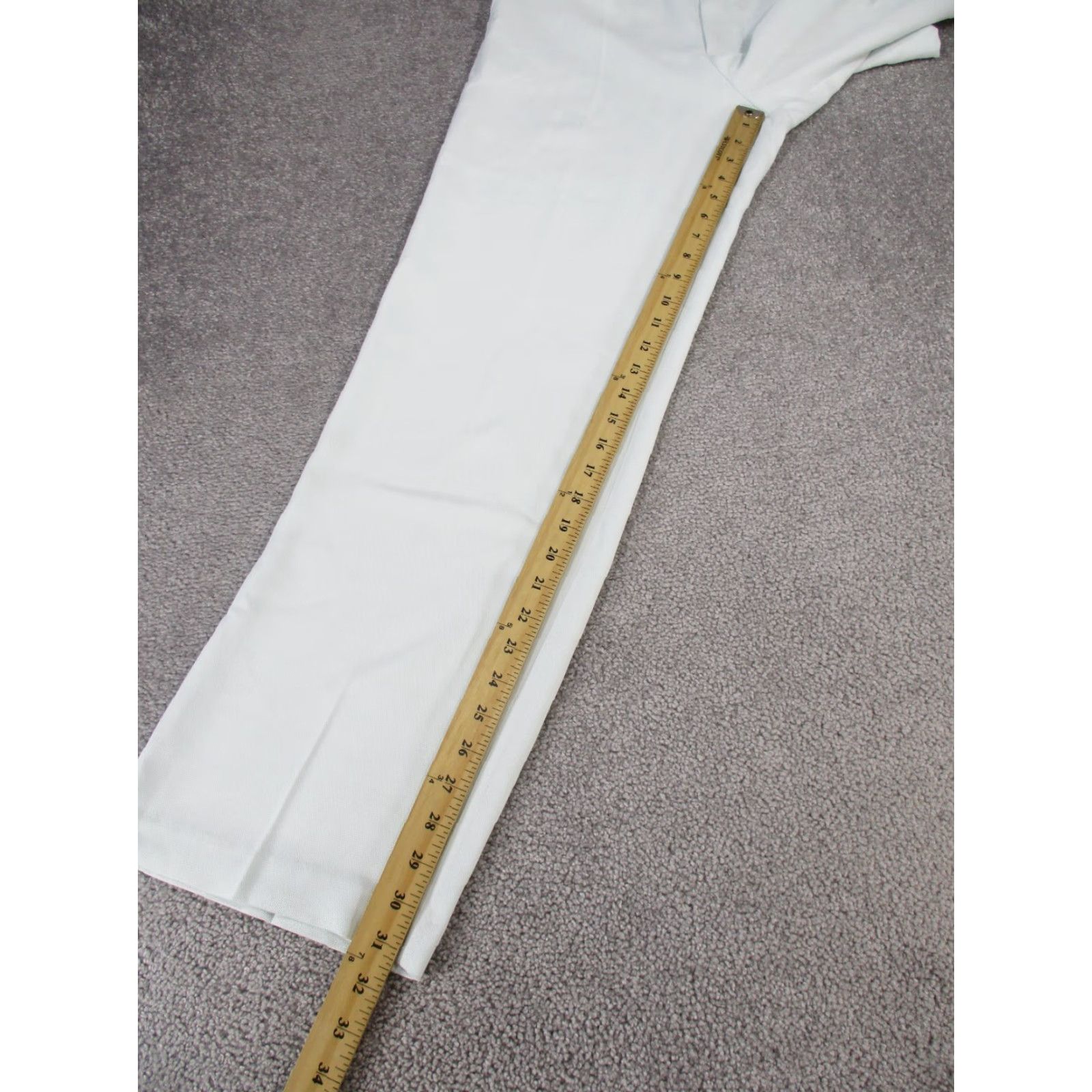Vintage COLLUSION Unisex Pants 28" Blue Dress Pants Slim Straight Flat Front Polyester Primary Blue 28 Unisex Adults Mens Womens Size 28" / US 6 / IT 42 - 7 Thumbnail