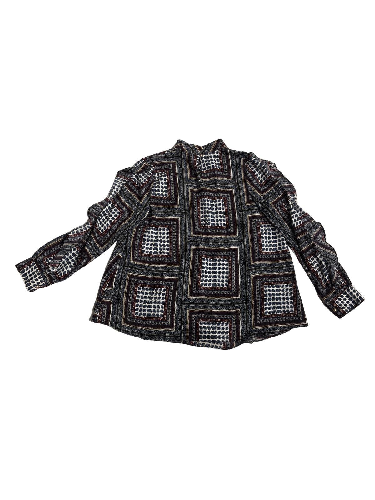 Other Gray & brown blouse Size M / US 6-8 / IT 42-44 - 6 Thumbnail