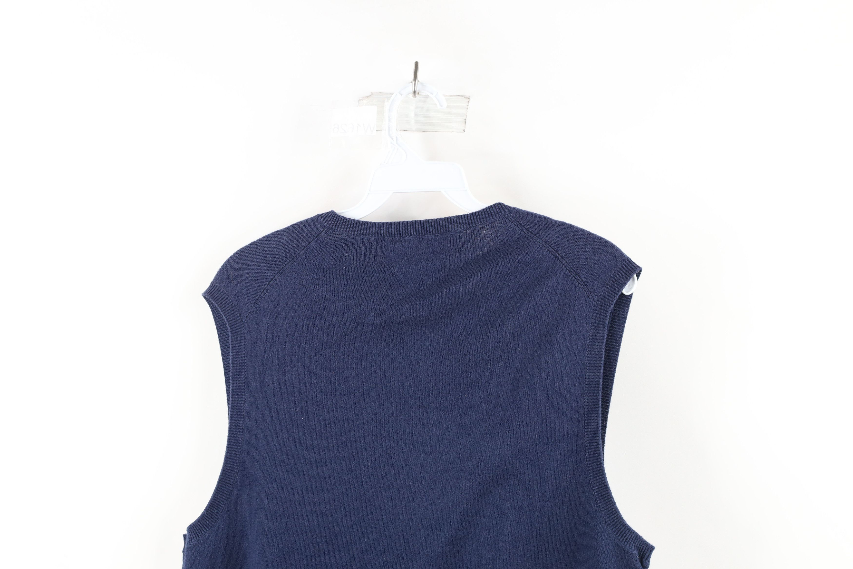 Polo Ralph Lauren Vintage 90s Ralph Lauren Pima Cotton Knit Sweater Vest Blue Size US S / EU 44-46 / 1 - 8 Thumbnail