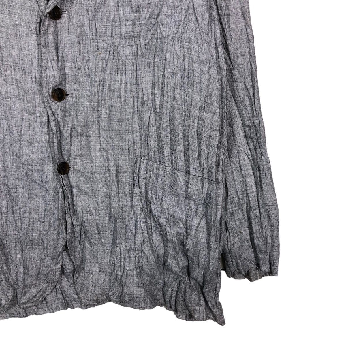 Issey Miyake 🔥VINTAGE PLEATED BUTTON JACKET ISSEY MIYAKE Size US L / EU 52-54 / 3 - 5 Thumbnail