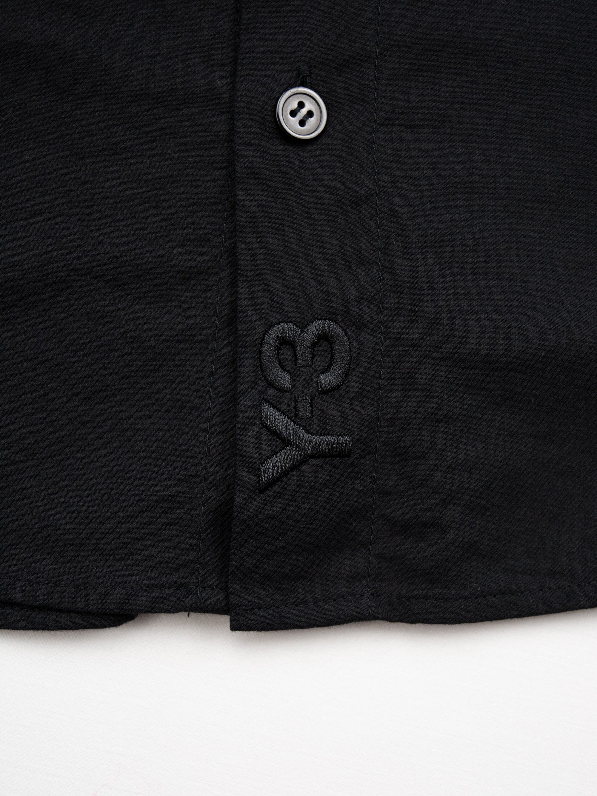 Yohji Yamamoto Y-3 SS09 button-up dress with layered ruffle shoulder detail Size M / US 6-8 / IT 42-44 - 7 Thumbnail