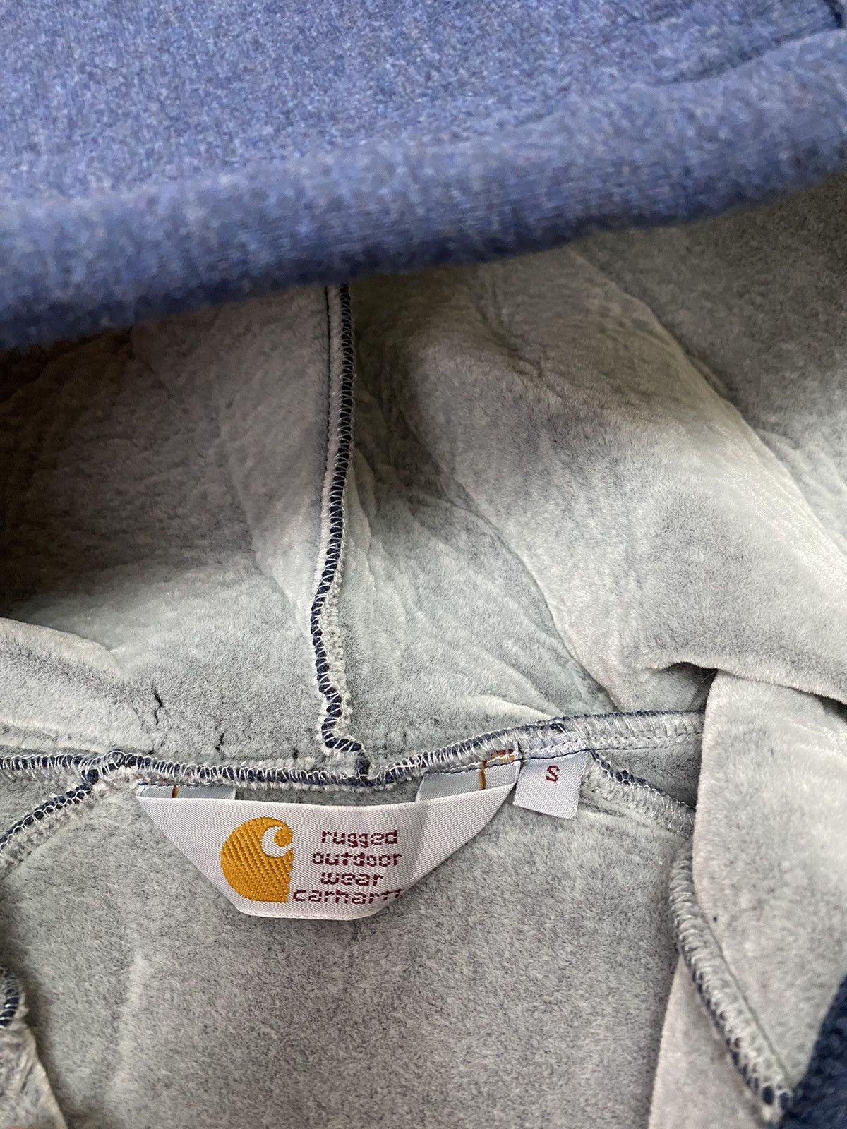 Carhartt × Vintage Vintage Carhartt W'Car Lux Hooded Full Zip Jacket Hoodie Size US S / EU 44-46 / 1 - 9 Thumbnail