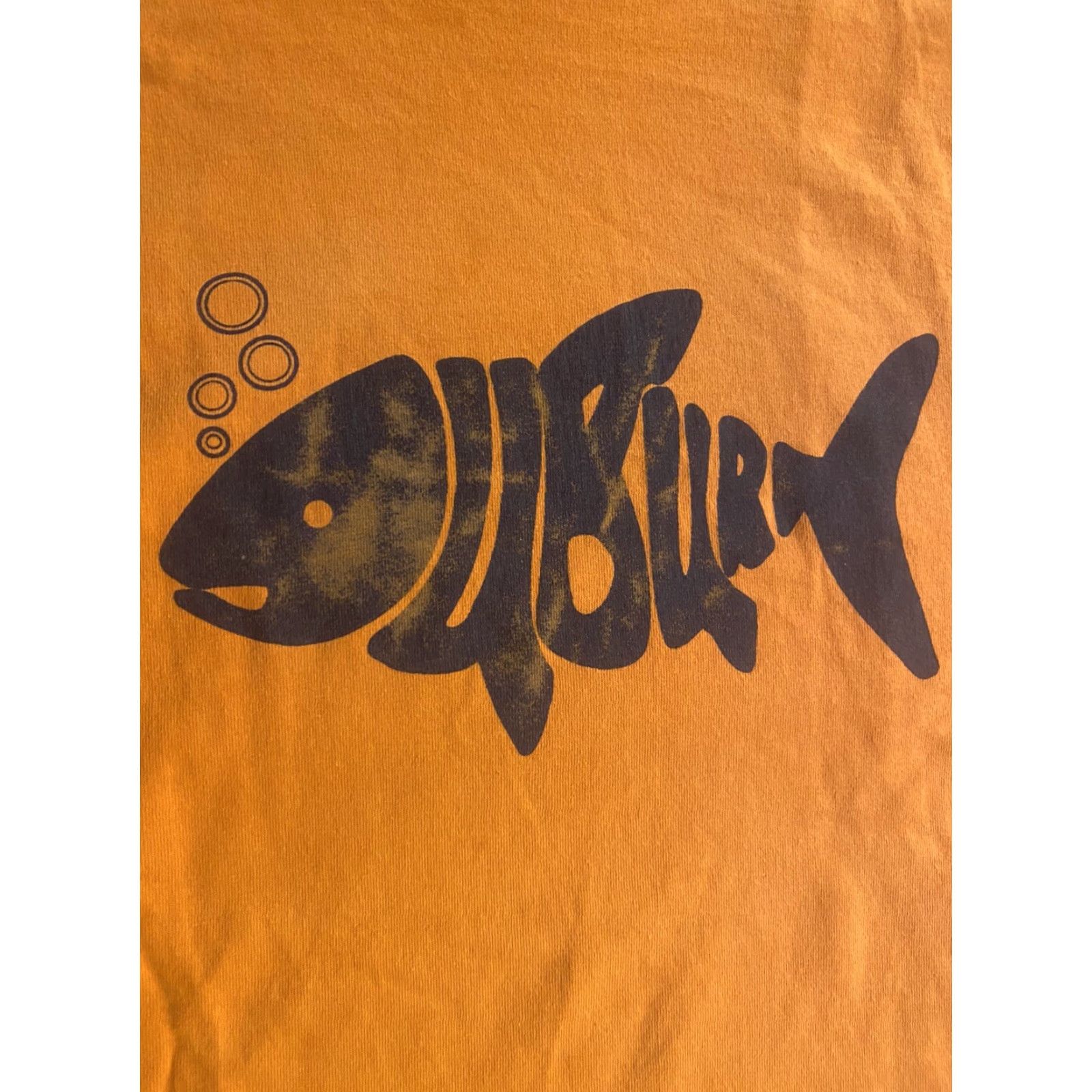 Vintage VINTAGE UBUR Short Sleeve Shirt Music Band Concert Fish Single Stitch XL Orange Cotton Crew Neck Men’s T-Shirt Size US XL / EU 56 / 4 - 4 Thumbnail