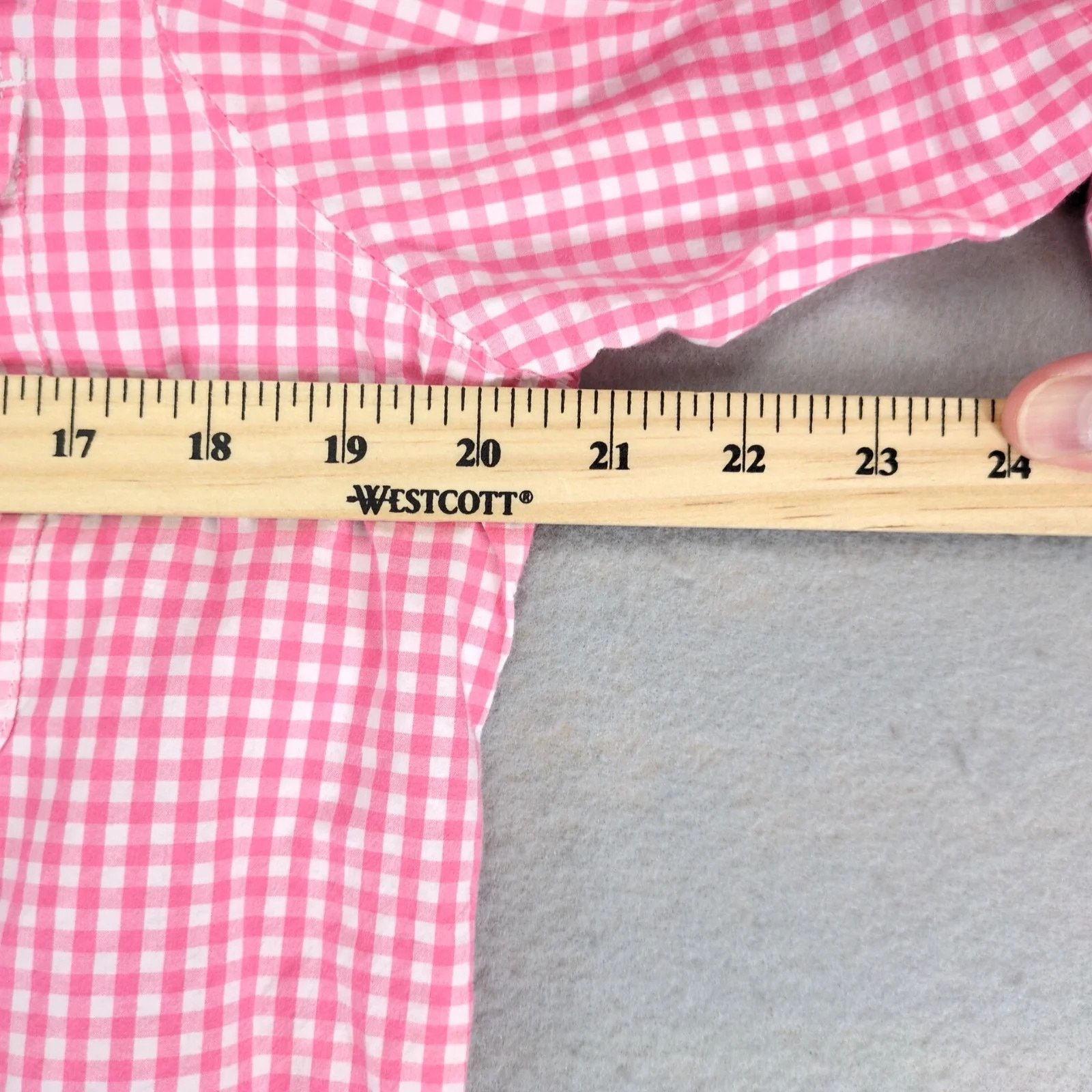 Other Simply Southern Pink Gingham Button Down Shirt Women's S Size S / US 4 / IT 40 - 6 Thumbnail