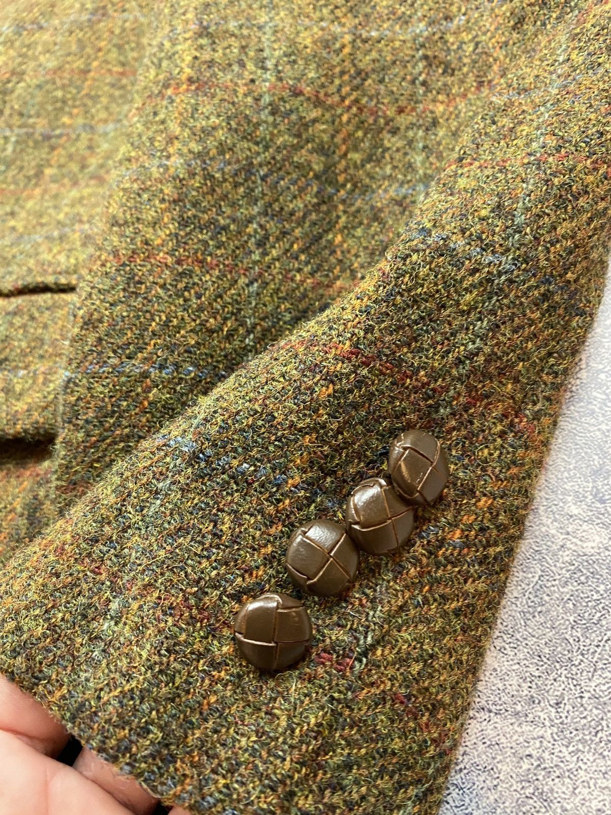 Harris Tweed × Vintage HARRIS TWEED WALBUSCH Men's 100% Wool Tweed Blazer Size 42R - 8 Thumbnail