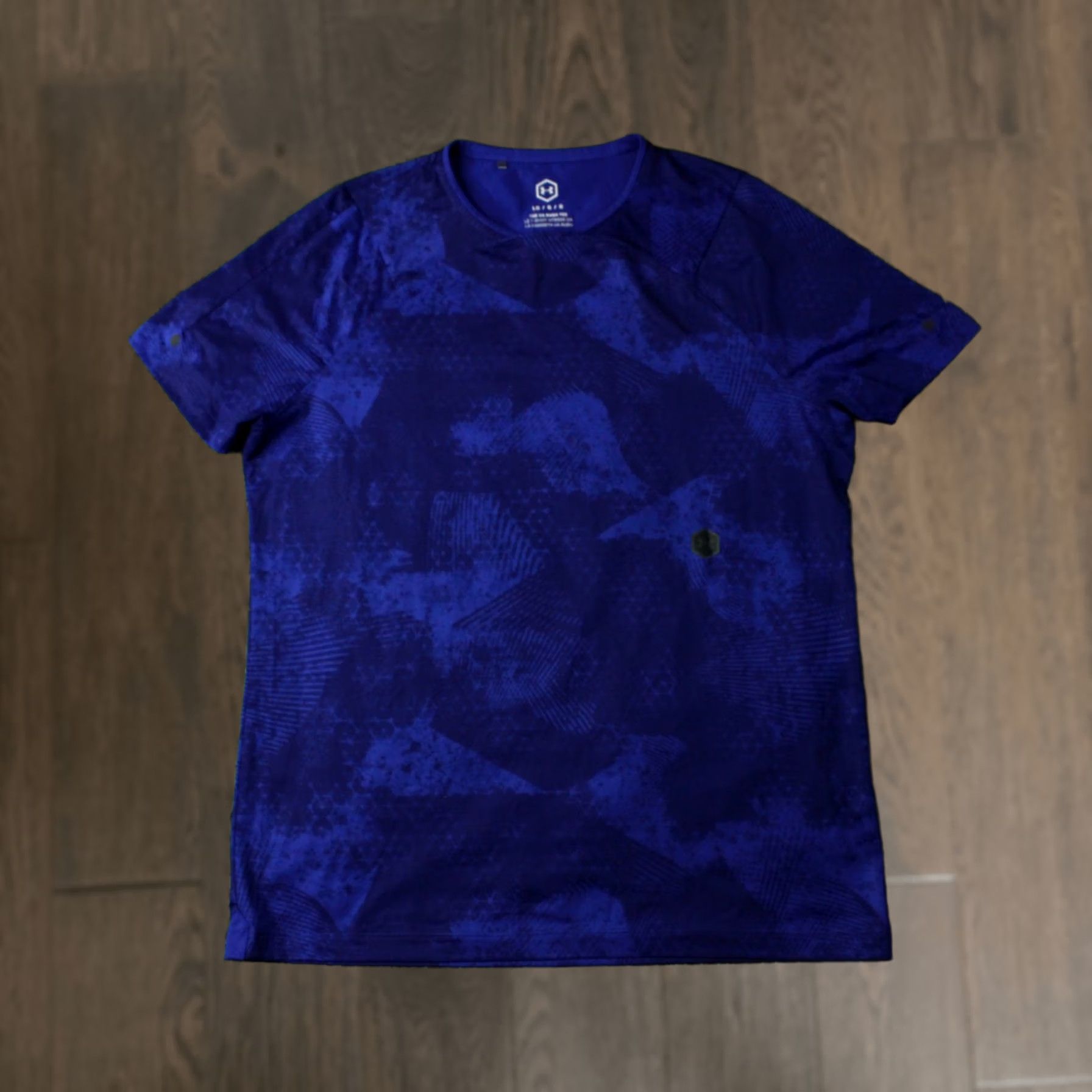 Under Armour UNDER ARMOUR UA REUSH TEE HEATGEAR ORIGINAL MEN COMPRESSION SHIRT JERSEY SIZE L BLUE Short Sleeve Crew Neck Regular Fit T-Shirt USA Size US L / EU 52-54 / 3 - 1 Thumbnail