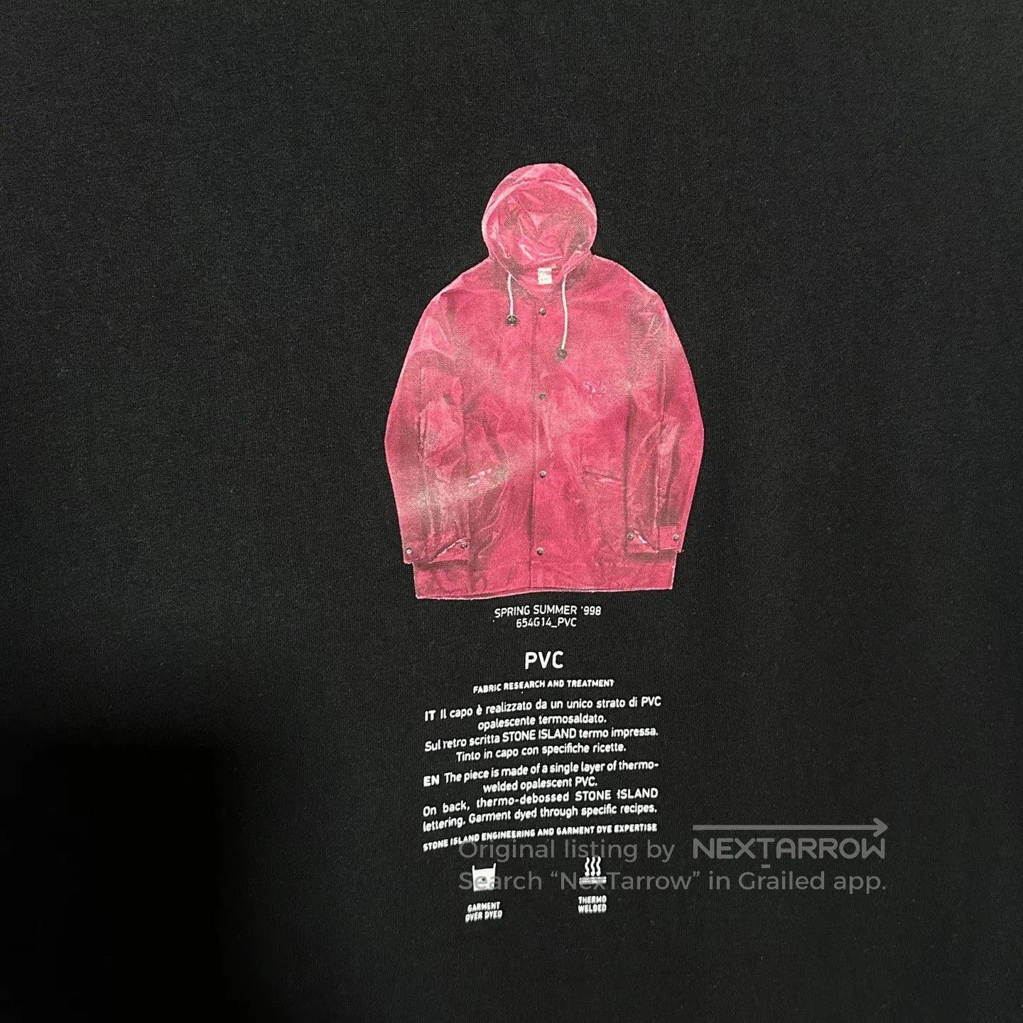 Stone Island stone island black short sleeve t-shirt. Size US XL / EU 56 / 4 - 5 Thumbnail