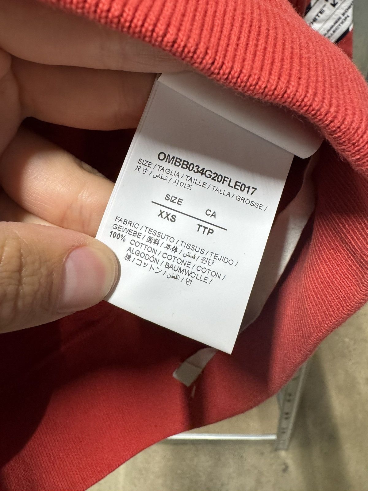 Off-White Off-White Airport Tape Hoodie NEW 700$ Size US XXS / EU 40 - 5 Thumbnail