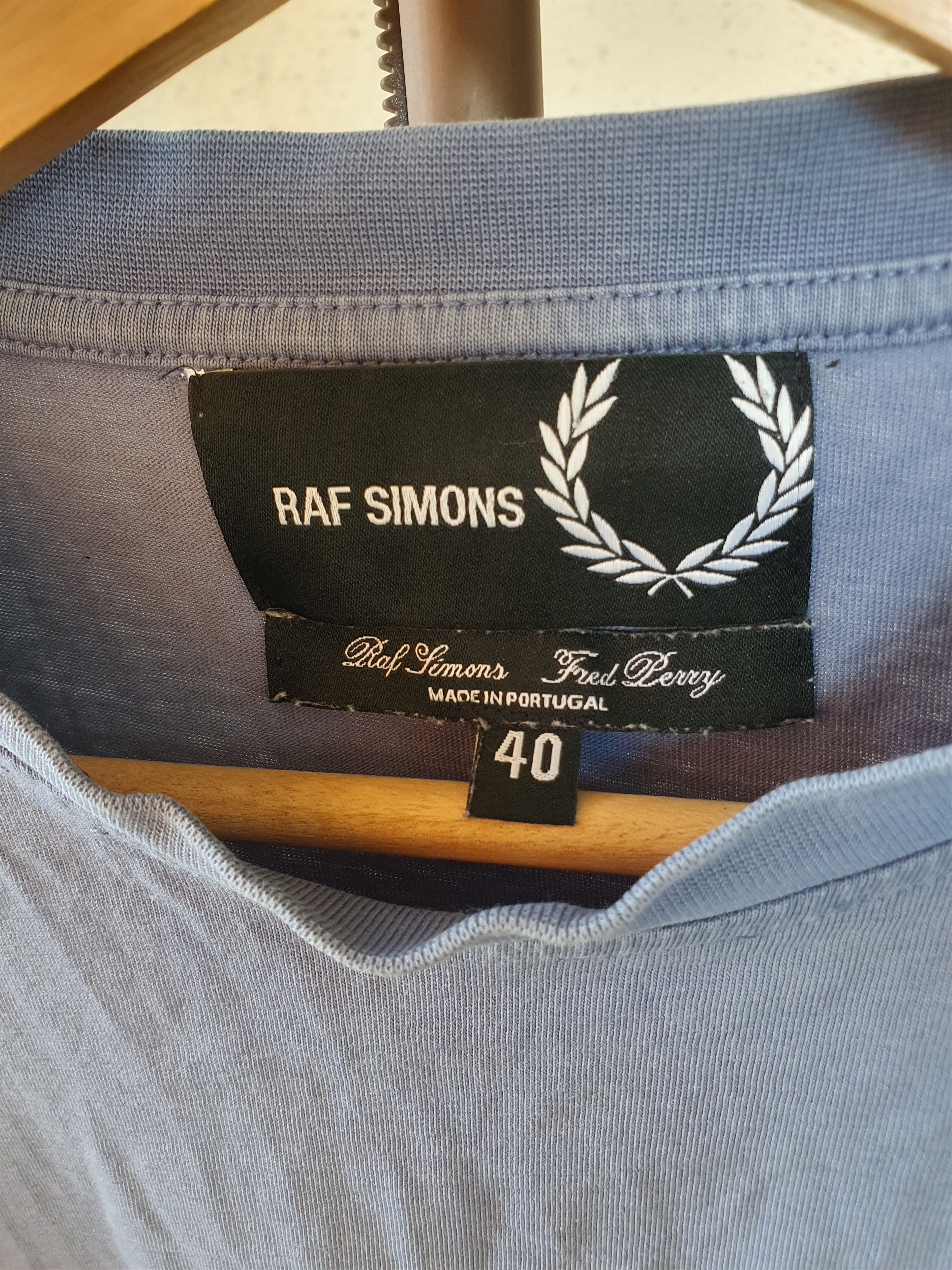 Fred Perry × Raf Simons Fred Perry x Raf Simons Tape Detail Tee sz L Size US L / EU 52-54 / 3 - 7 Thumbnail