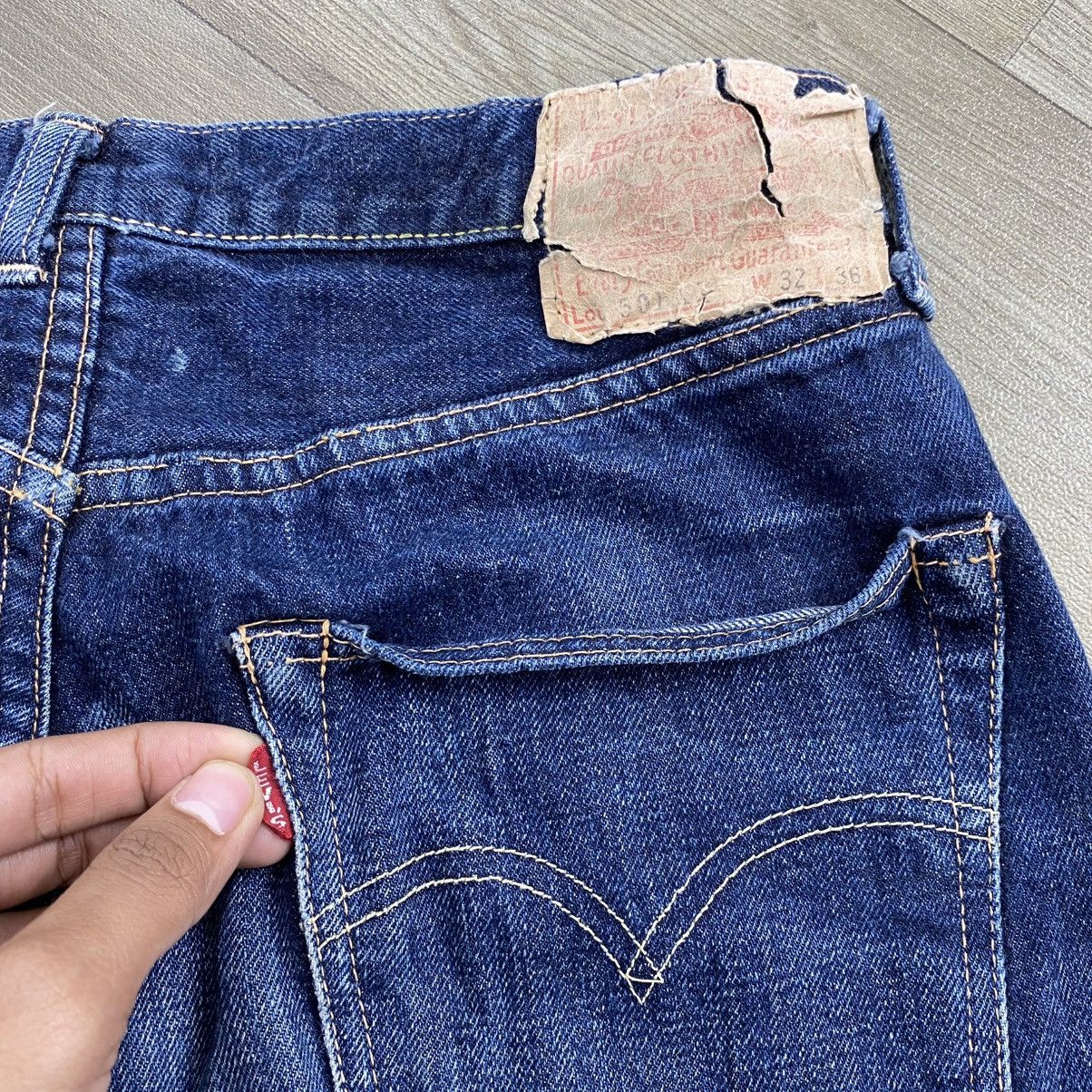 Levi's Vintage Clothing 🇯🇵1990s Vintage Levis 501XX LVC Japan Selvedge Jeans Archive Size US 32 / EU 48 - 19 Thumbnail