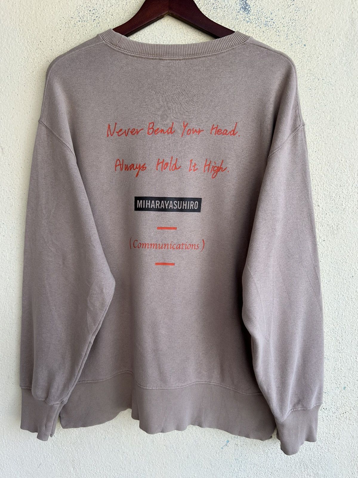 GU × Maison MIHARA YASUHIRO Miharayasuhiro Good Inspiration Sweatshirt Size US L / EU 52-54 / 3 - 1 Thumbnail