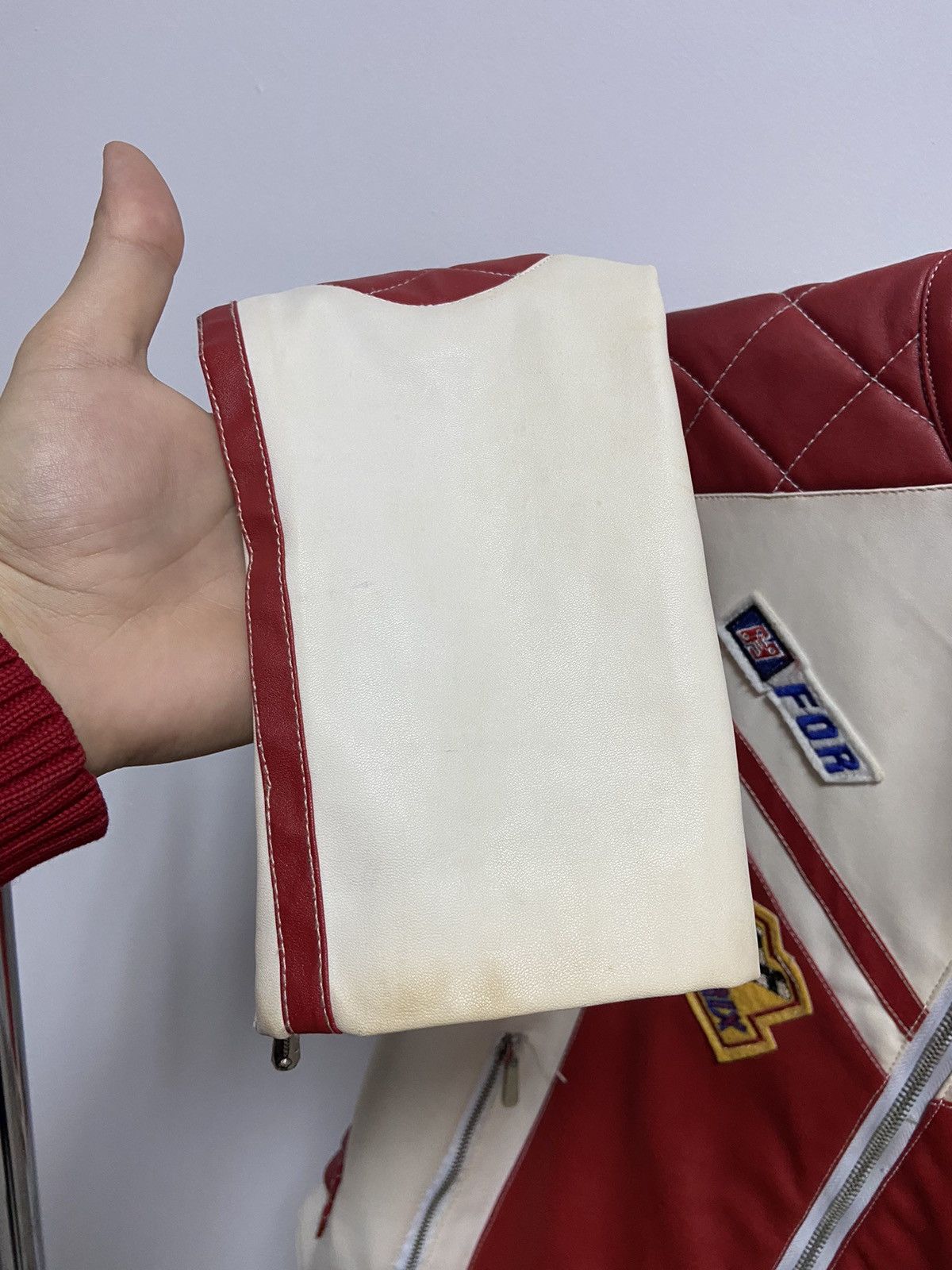 Vintage Grand Prix Racing leather Jacket Vintage wonder Team Size US M / EU 48-50 / 2 - 9 Thumbnail