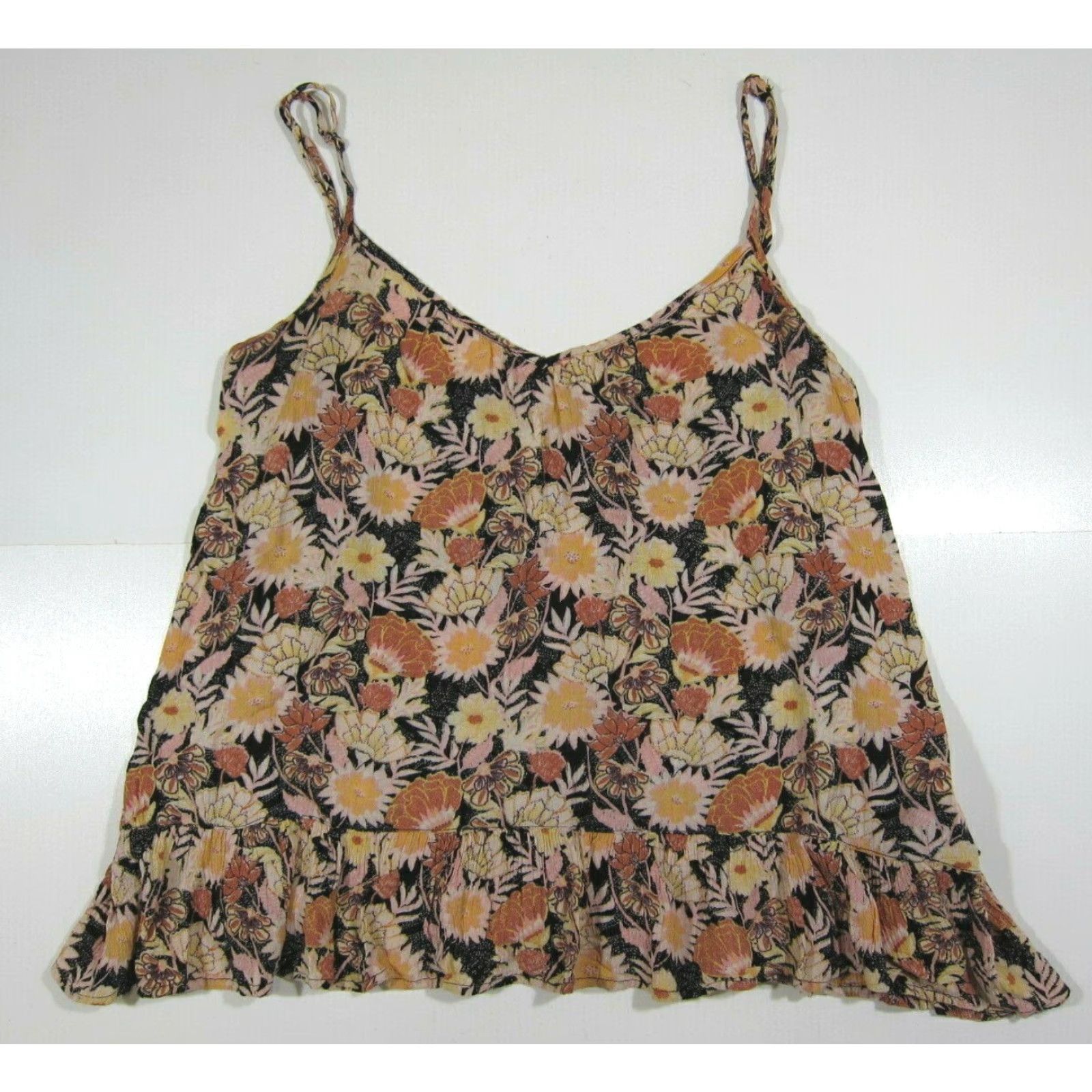 Volcom Volcom 100% Rayon Pink Floral Sleeveless Blouse Top Women S P 10 Tank Blouse Sleeveless Shirt Casual Vintage Pattern: Floral Size L / US 10 / IT 46 - 5 Thumbnail