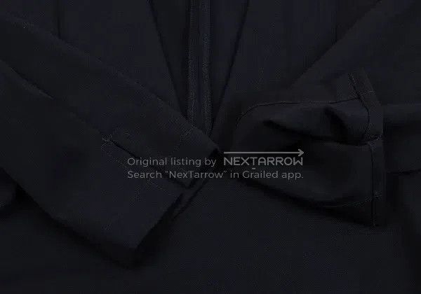 Comme des Garcons Comme Des Garcons Navy vintage v-neck dress Size S / US 4 / IT 40 - 6 Thumbnail