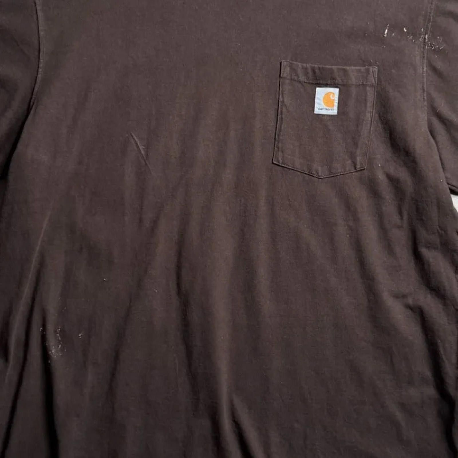 Carhartt Vintage Carhartt Brown T-shirt - XXL Size US XXL / EU 58 / 5 - 8 Thumbnail