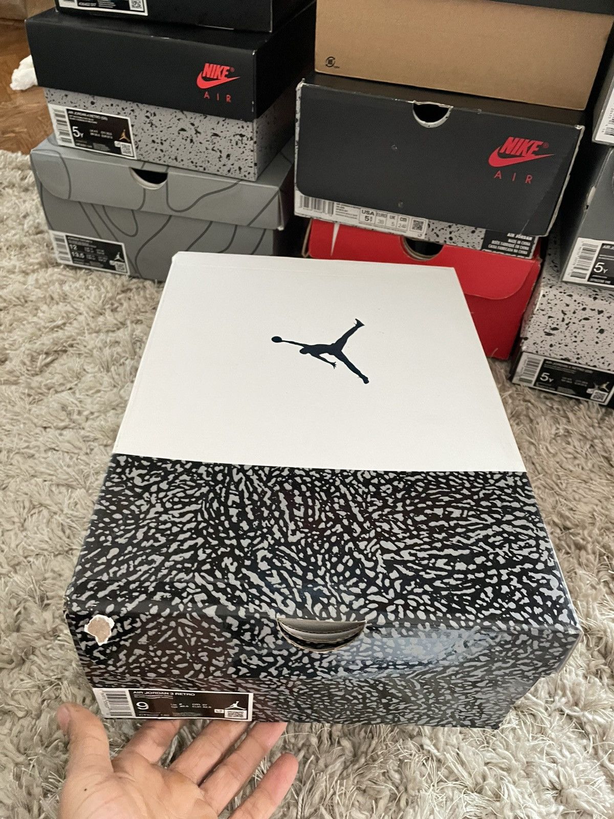 Jordan Brand Jordan 3 Midnight Navy Size US 9 / EU 42 - 14 Thumbnail
