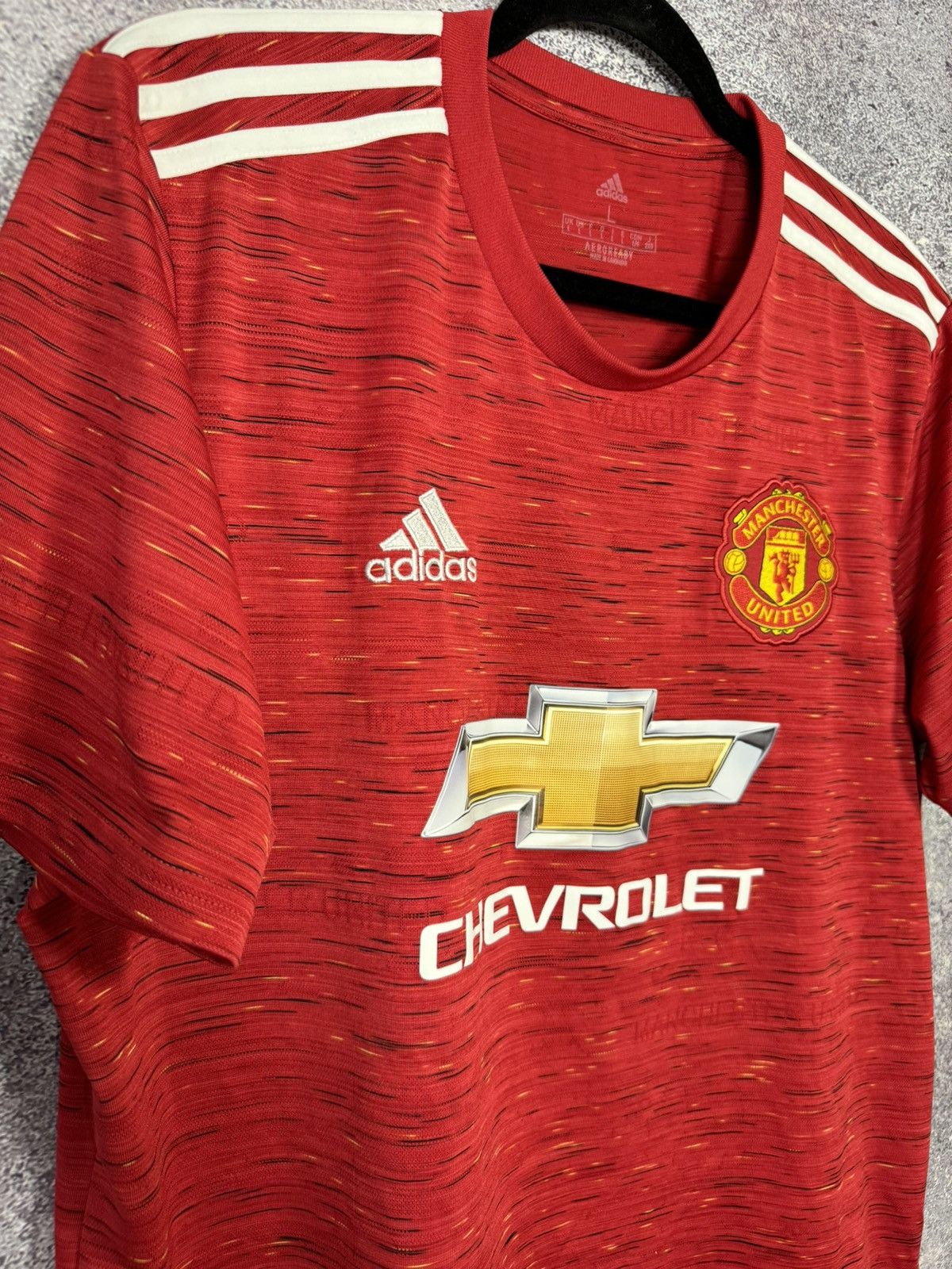 Adidas Manchester United 2020/21 Adidas Soccer Jersey Large Size US L / EU 52-54 / 3 - 6 Thumbnail