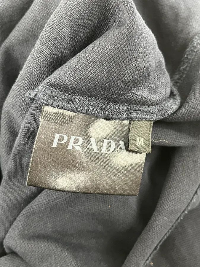 Prada AW2016 Prada Black & Blue Linea Rossa Polo Shirt Size US S / EU 44-46 / 1 - 9 Thumbnail