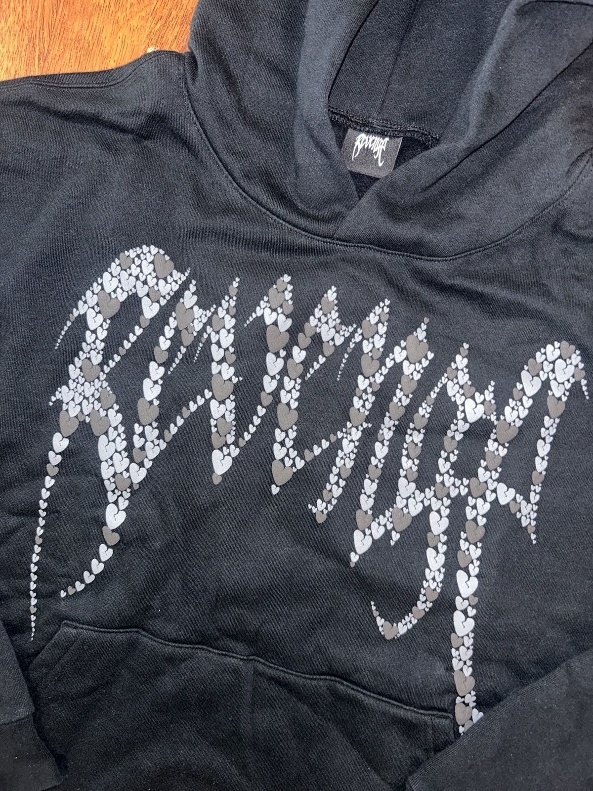 Revenge Revenge Heart Logo Hoodie Black | XL Size US XL / EU 56 / 4 - 3 Thumbnail