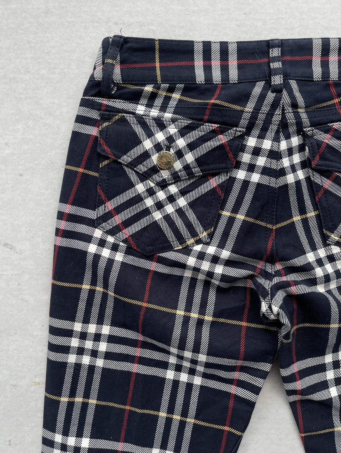 Burberry BURBERRY LONDON BLUE LABEL NOVA CHECK JEANS/PANTS Size 28" / US 6 / IT 42 - 9 Thumbnail