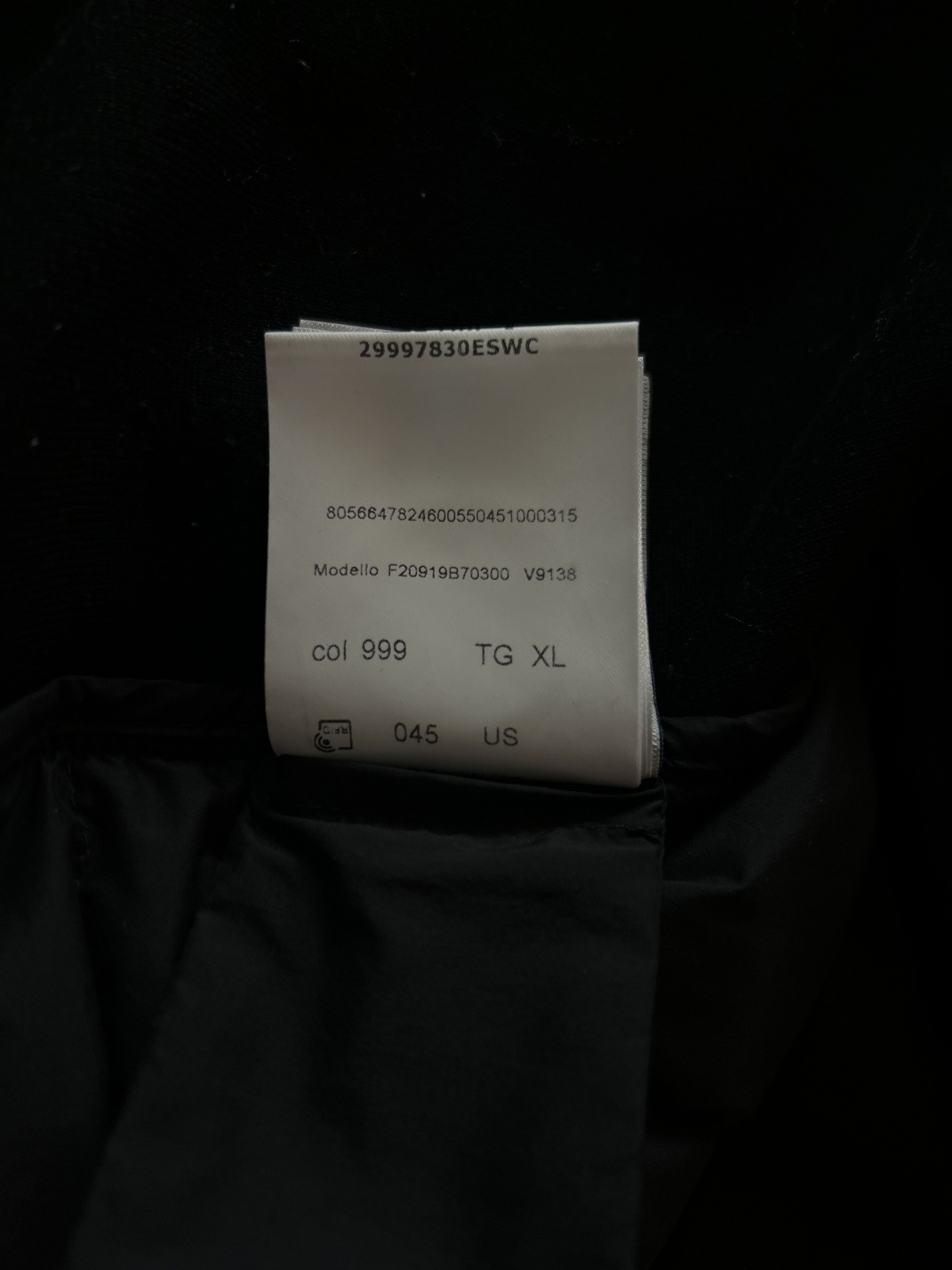 Moncler Moncler Black Maglione Hybrid Jacket Size US XL / EU 56 / 4 - 9 Thumbnail