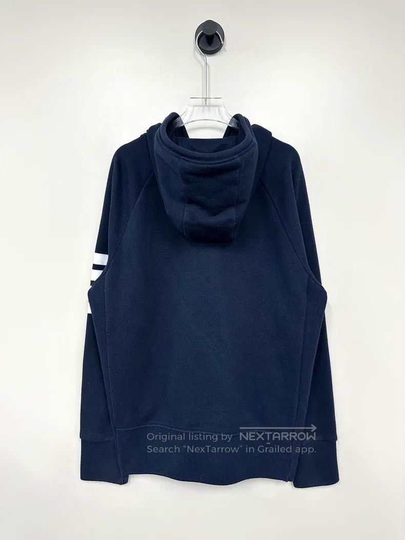 Thom Browne Thom Browne Navy Blue Striped Knit Jacket Size US XL / EU 56 / 4 - 2 Thumbnail