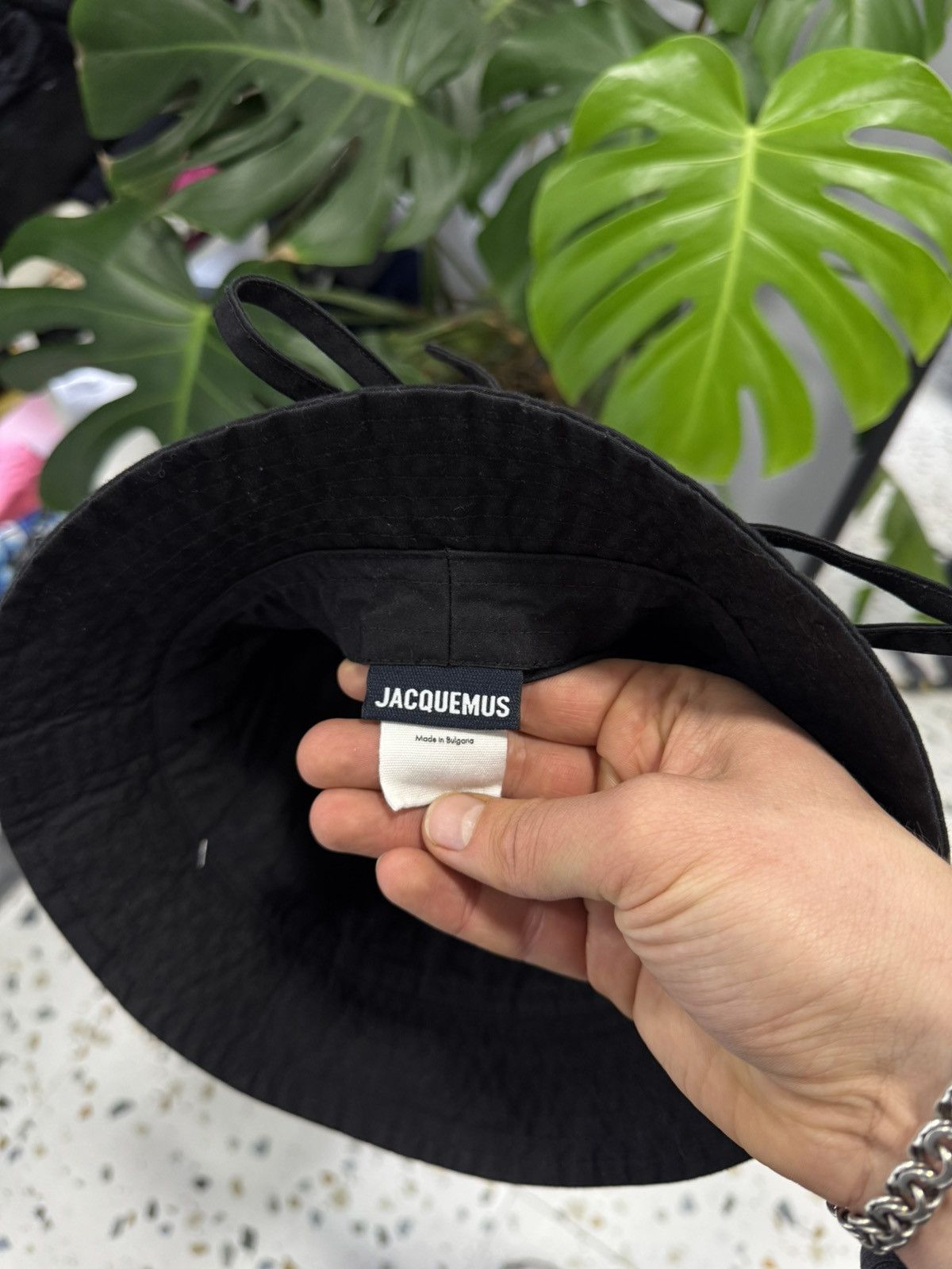Jacquemus Jacquemus black bucket hat size 58(one size) Size ONE SIZE - 11 Thumbnail