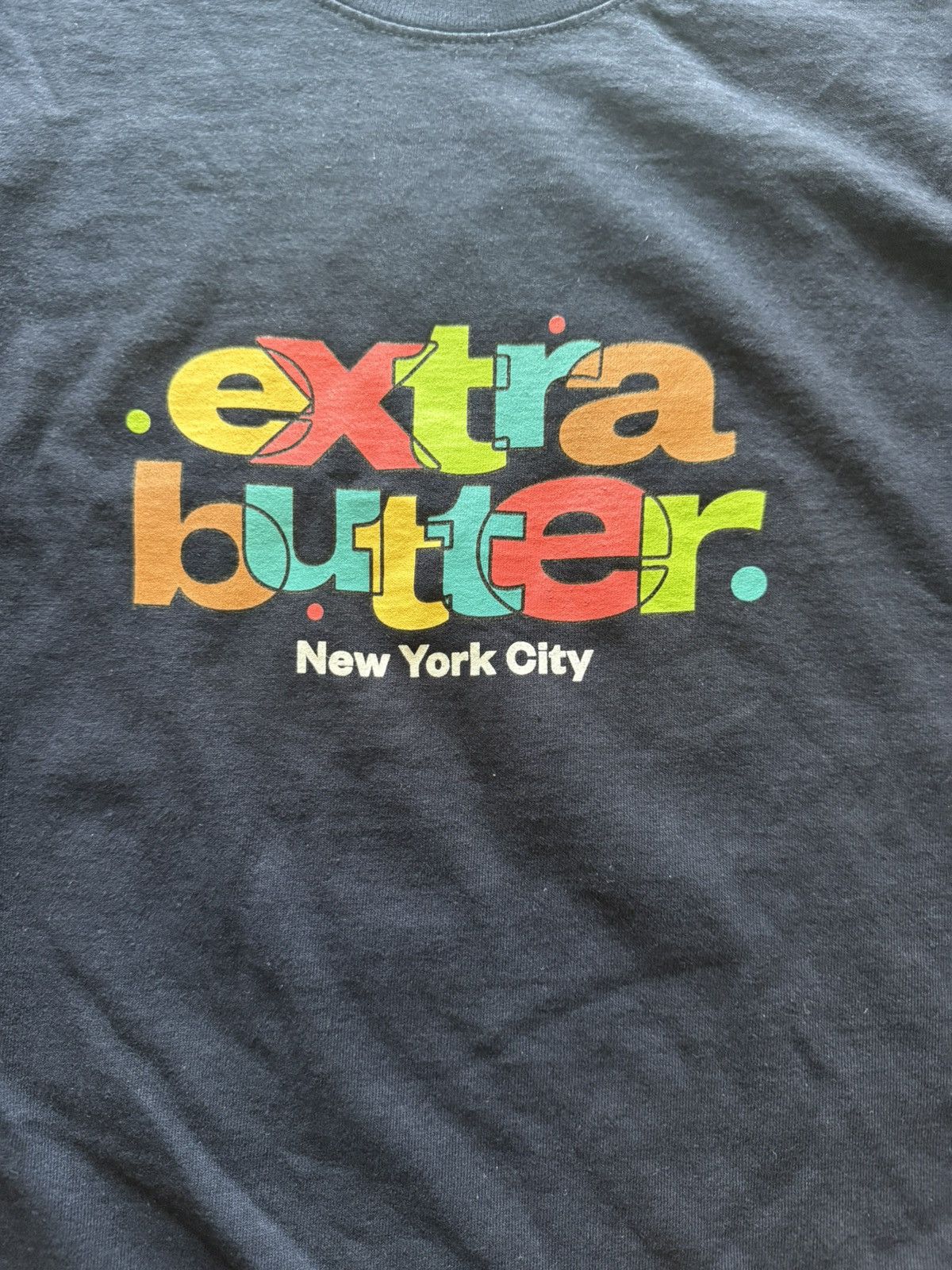 Extra Butter Extra Butter New York City Logo T-Shirt Size 2XL Navy Size US XXL / EU 58 / 5 - 2 Thumbnail