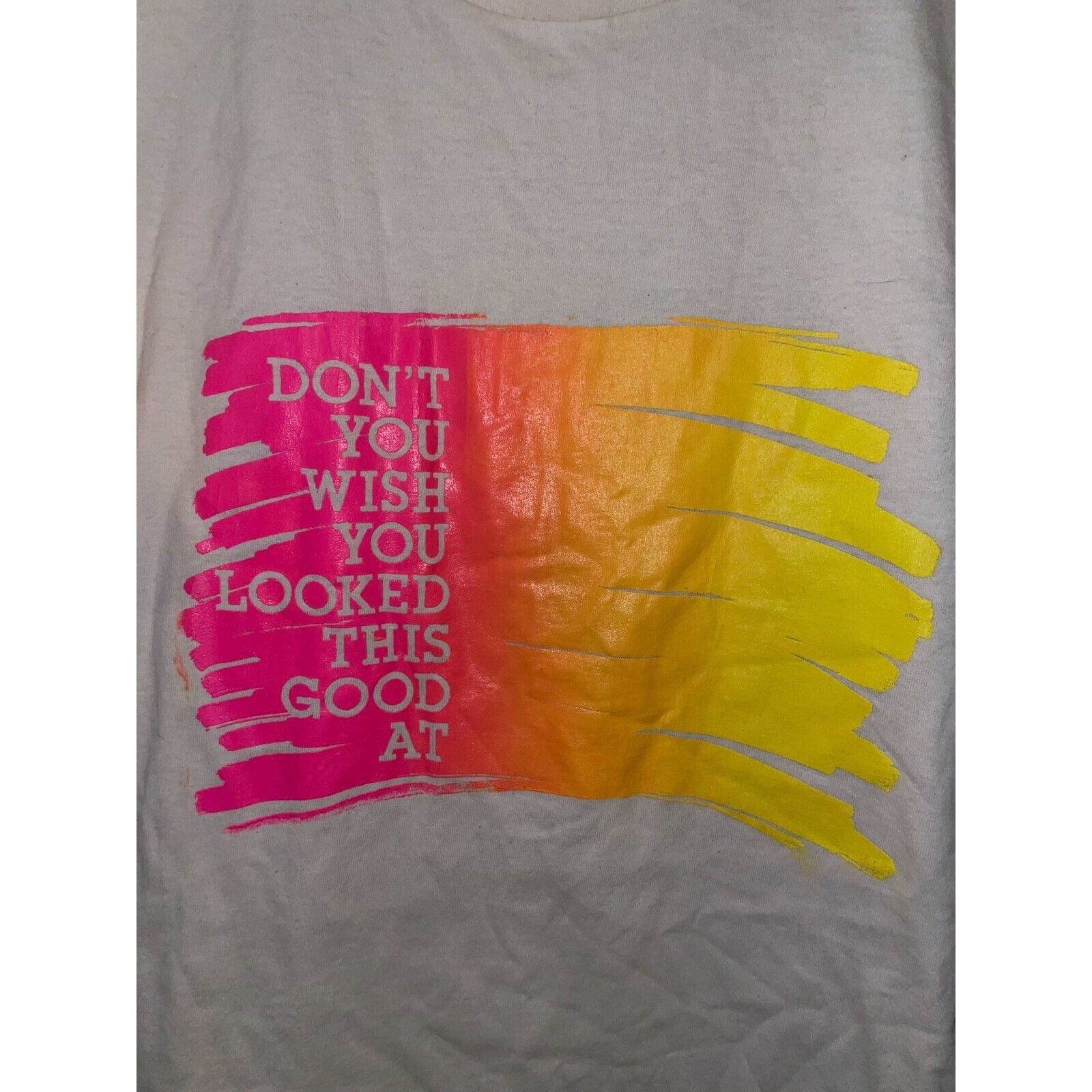 Jerzees Vintage Graphic Shirt Jerzees Wish Looked This Good Tee L Size US L / EU 52-54 / 3 - 4 Thumbnail