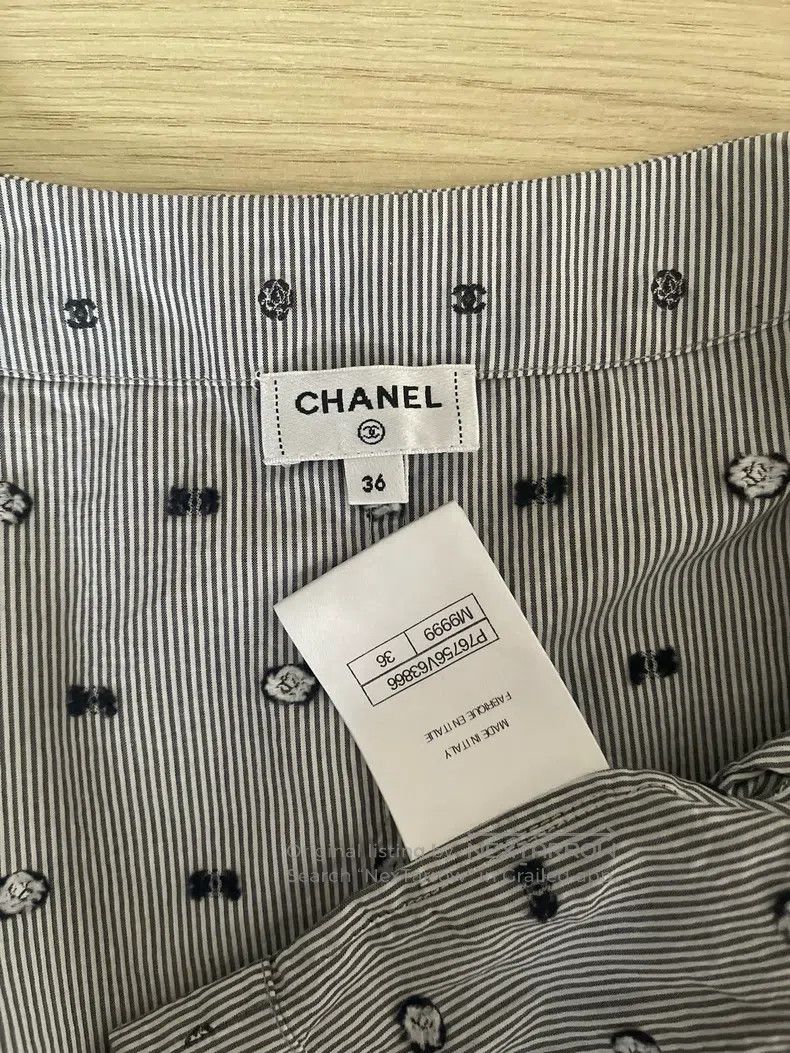 Chanel Chanel 24p small grey shirt Size XS / US 0-2 / IT 36-38 - 3 Thumbnail